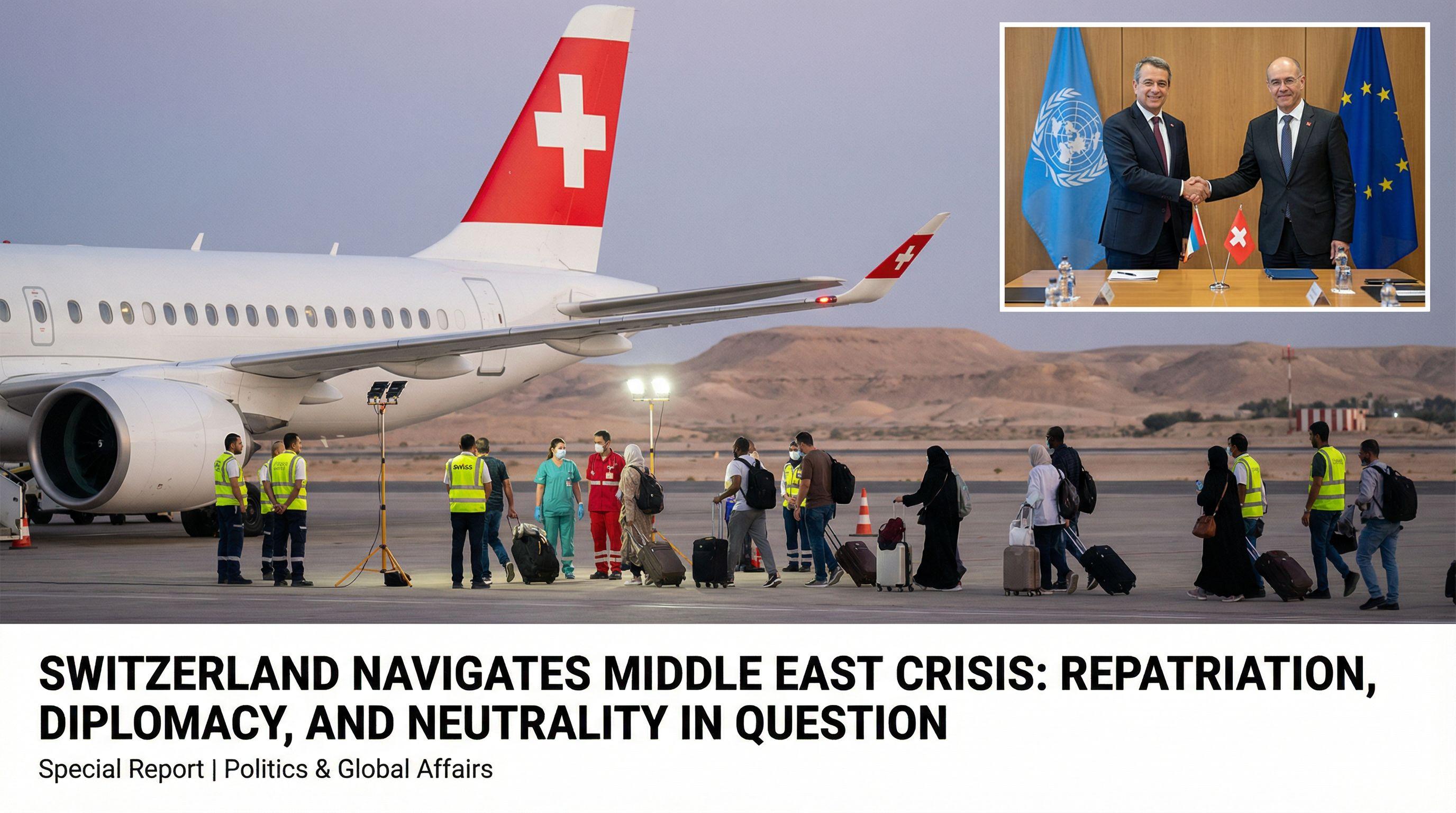 Switzerland Navigates Middle East Crisis: Repatriation, Diplomacy, and Neutrality in Question