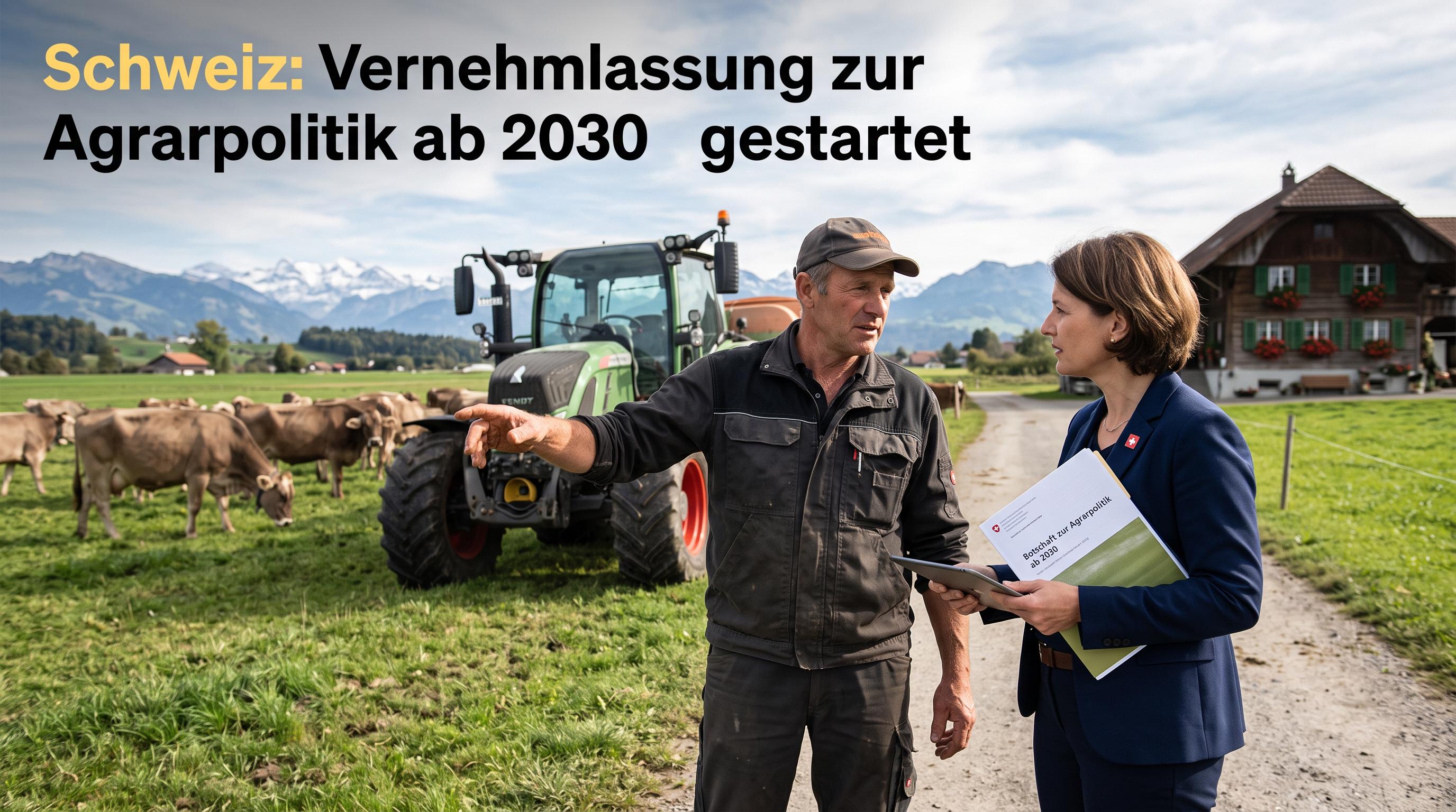 Switzerland opens consultation on agricultural policy from 2030