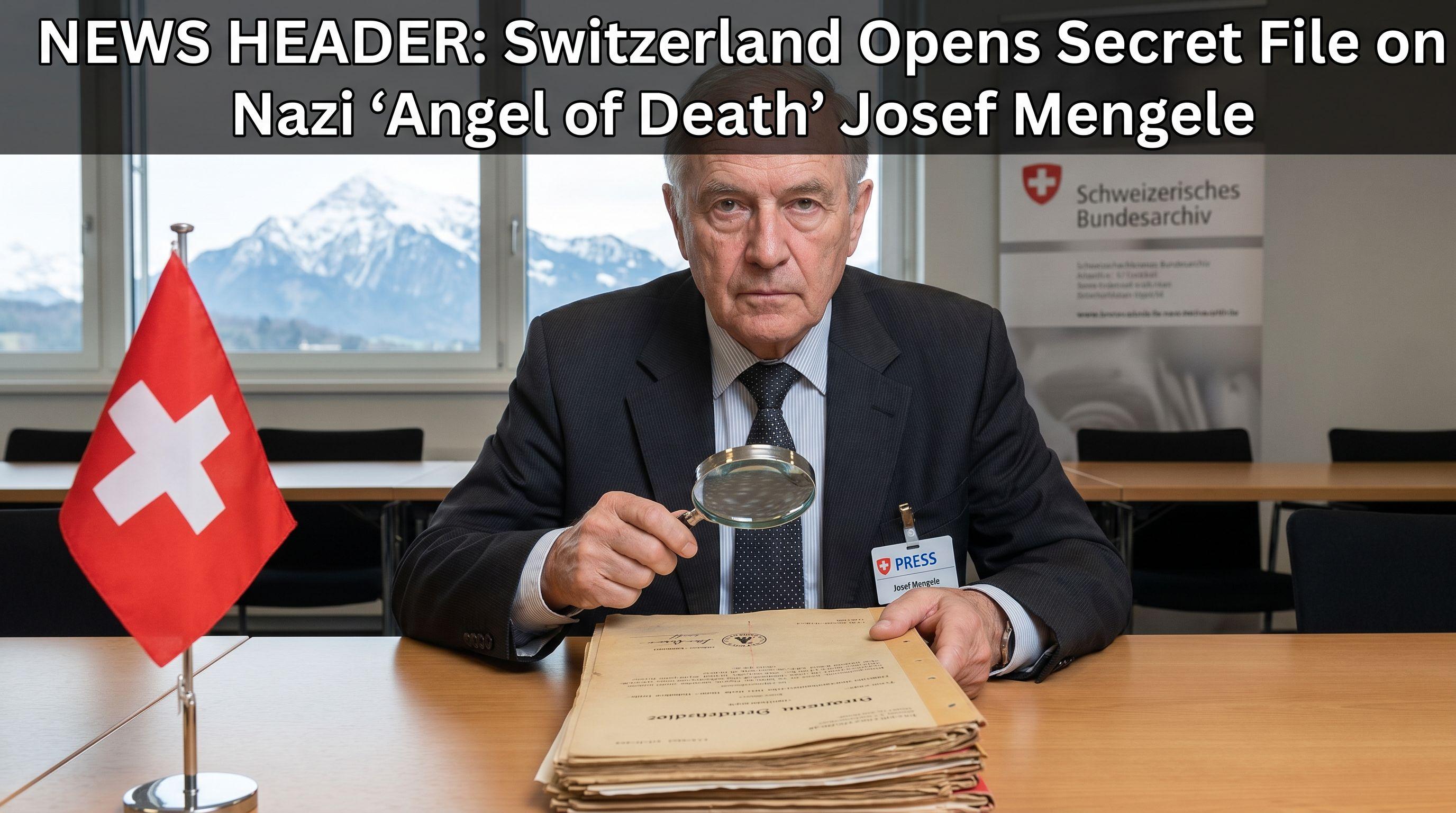 Switzerland Opens Secret File on Nazi 'Angel of Death' Josef Mengele