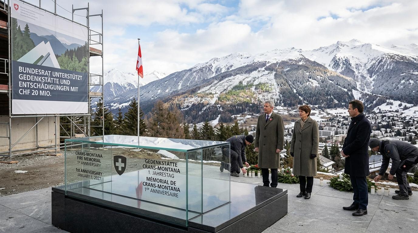Switzerland plans Crans-Montana memorial as parliament backs CHF20 million support