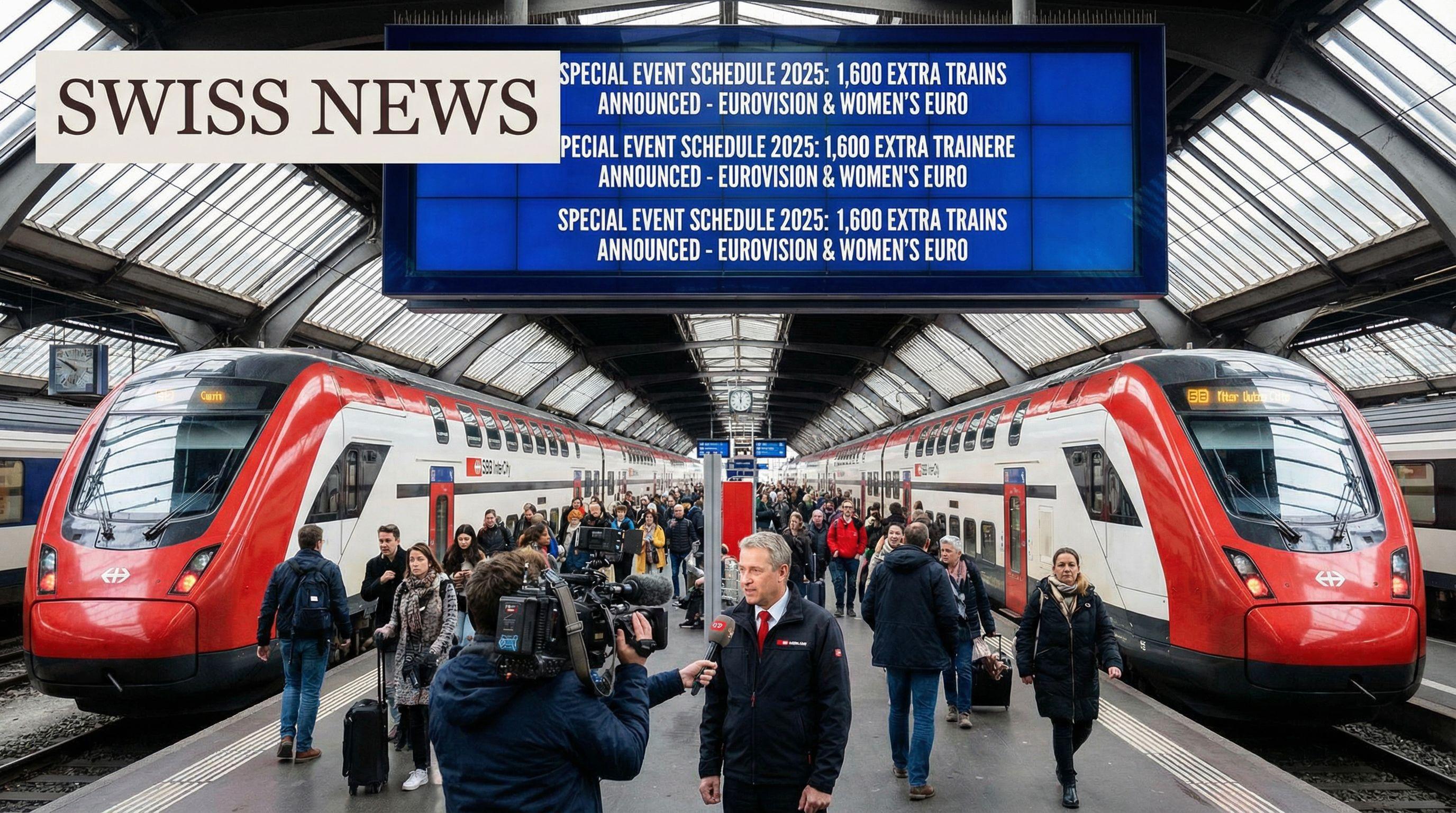 Switzerland Plans Massive Transport Operation for 2025 Events
