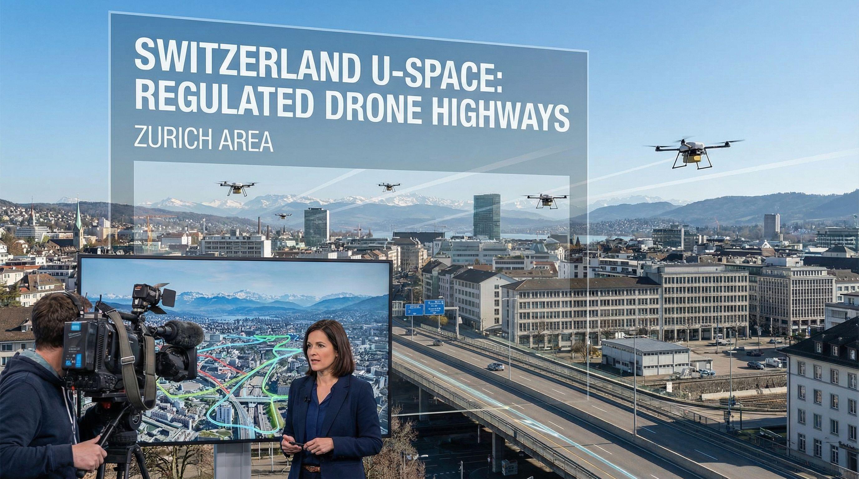 Switzerland Plans Regulated Drone Highway System