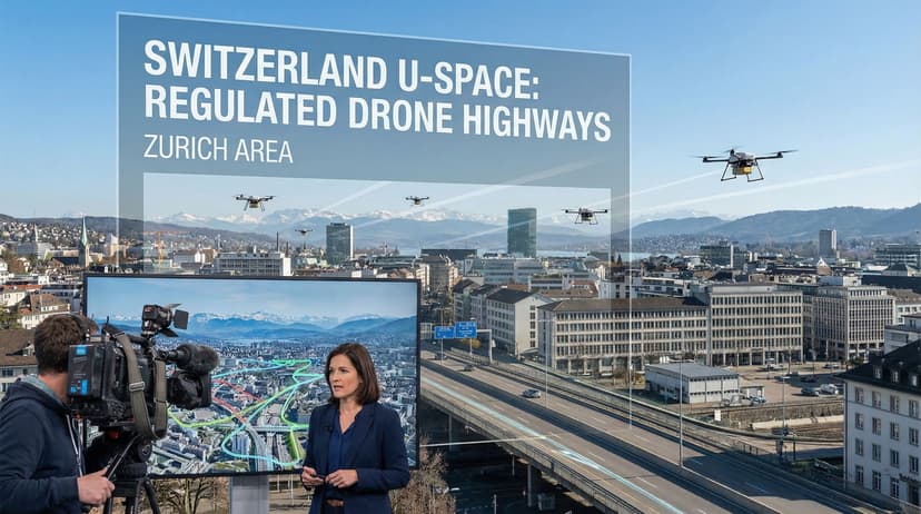 Switzerland Plans Regulated Drone Highway System