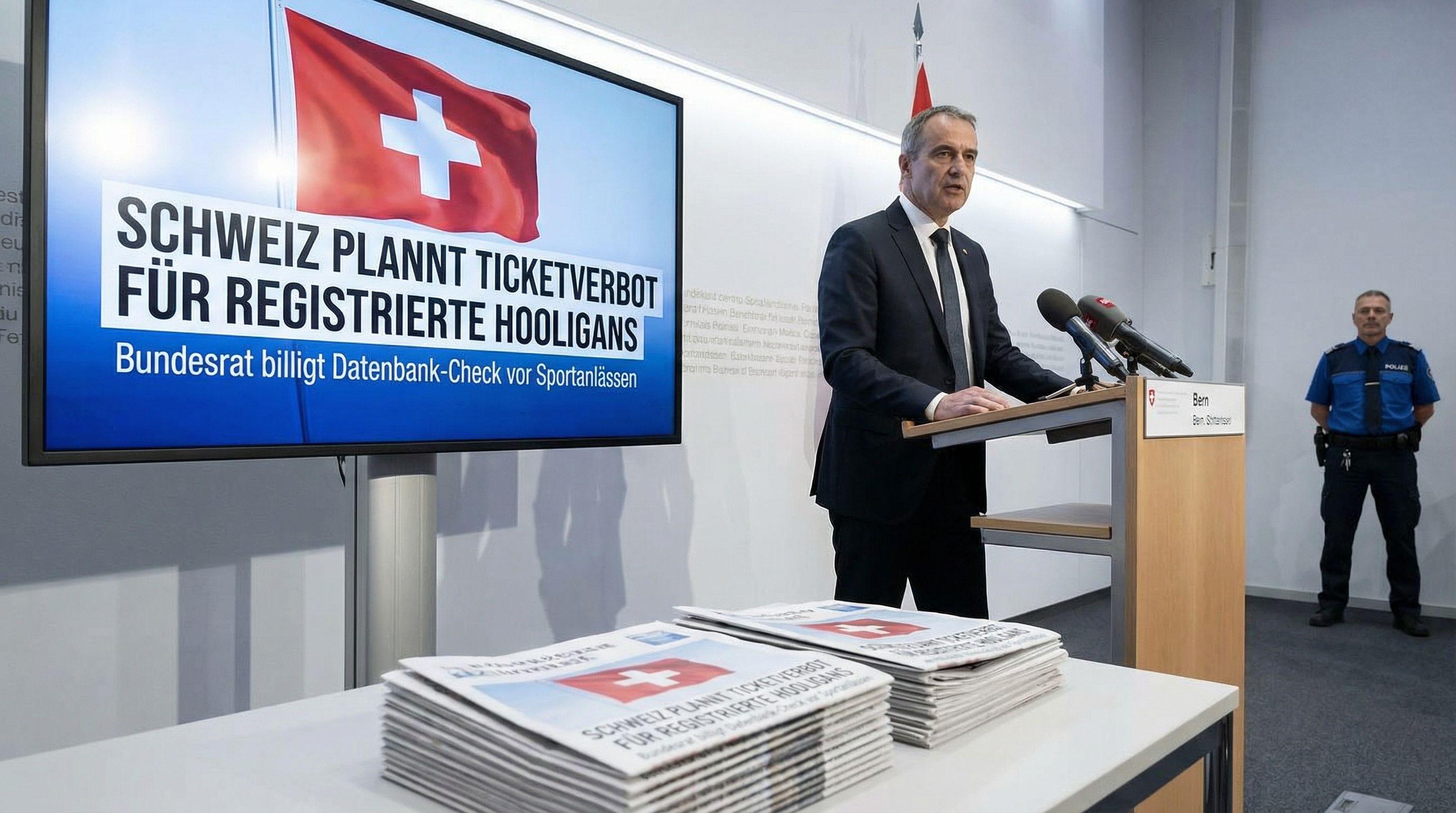 Switzerland Plans Ticket Ban for Registered Hooligans