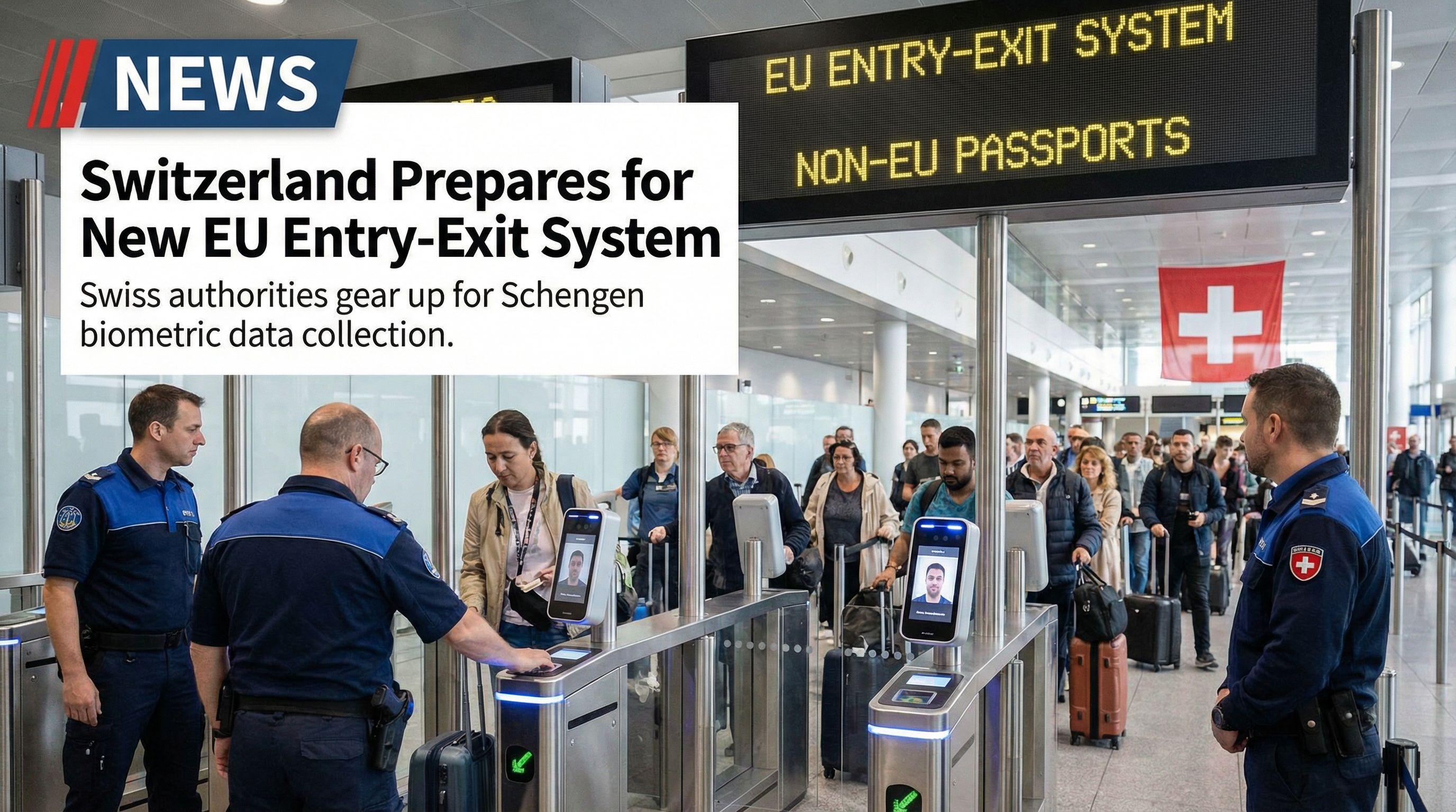 Switzerland Prepares for New EU Entry-Exit System
