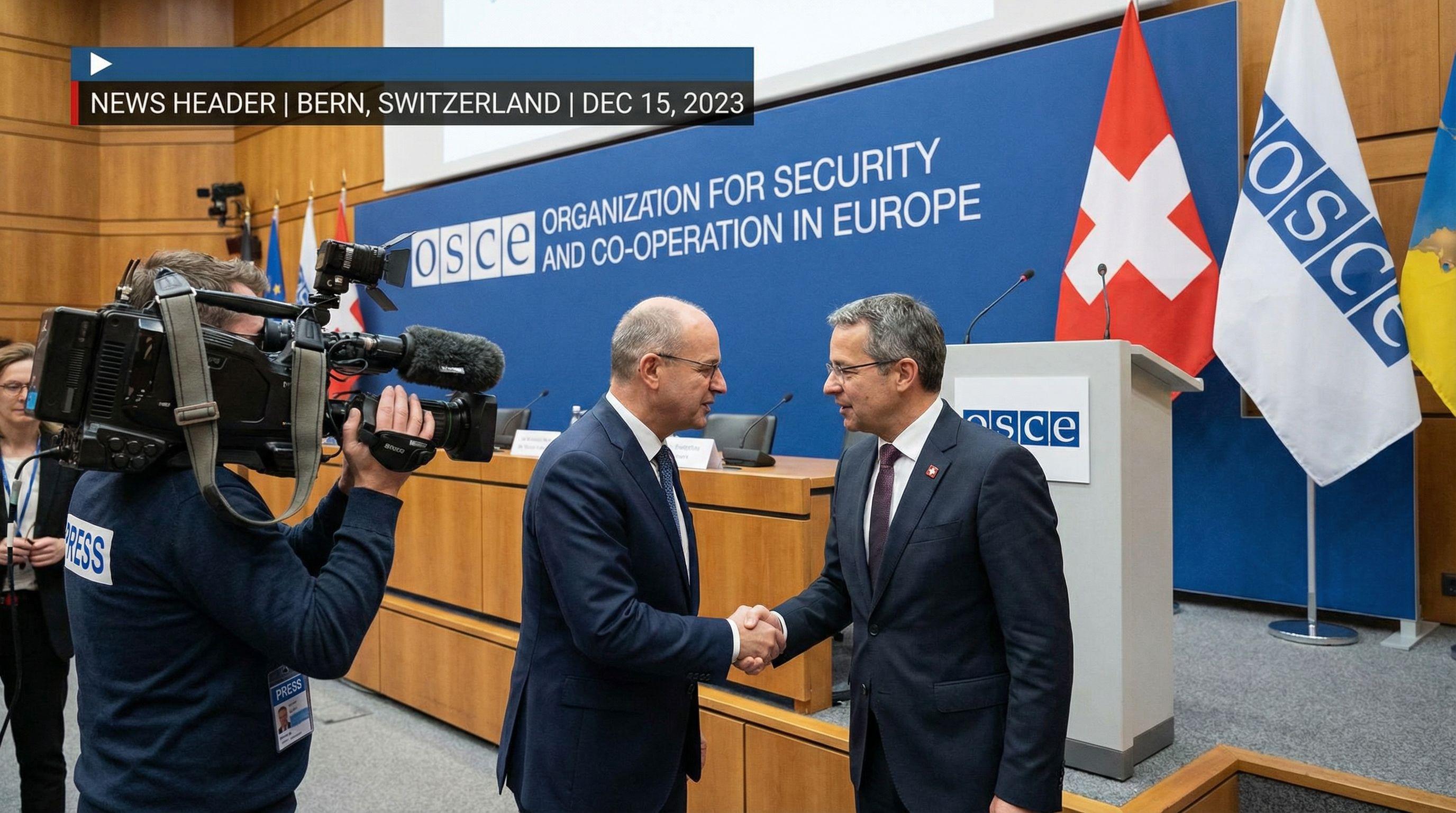 Switzerland Prepares for OSCE Chairmanship Amid Global Tensions
