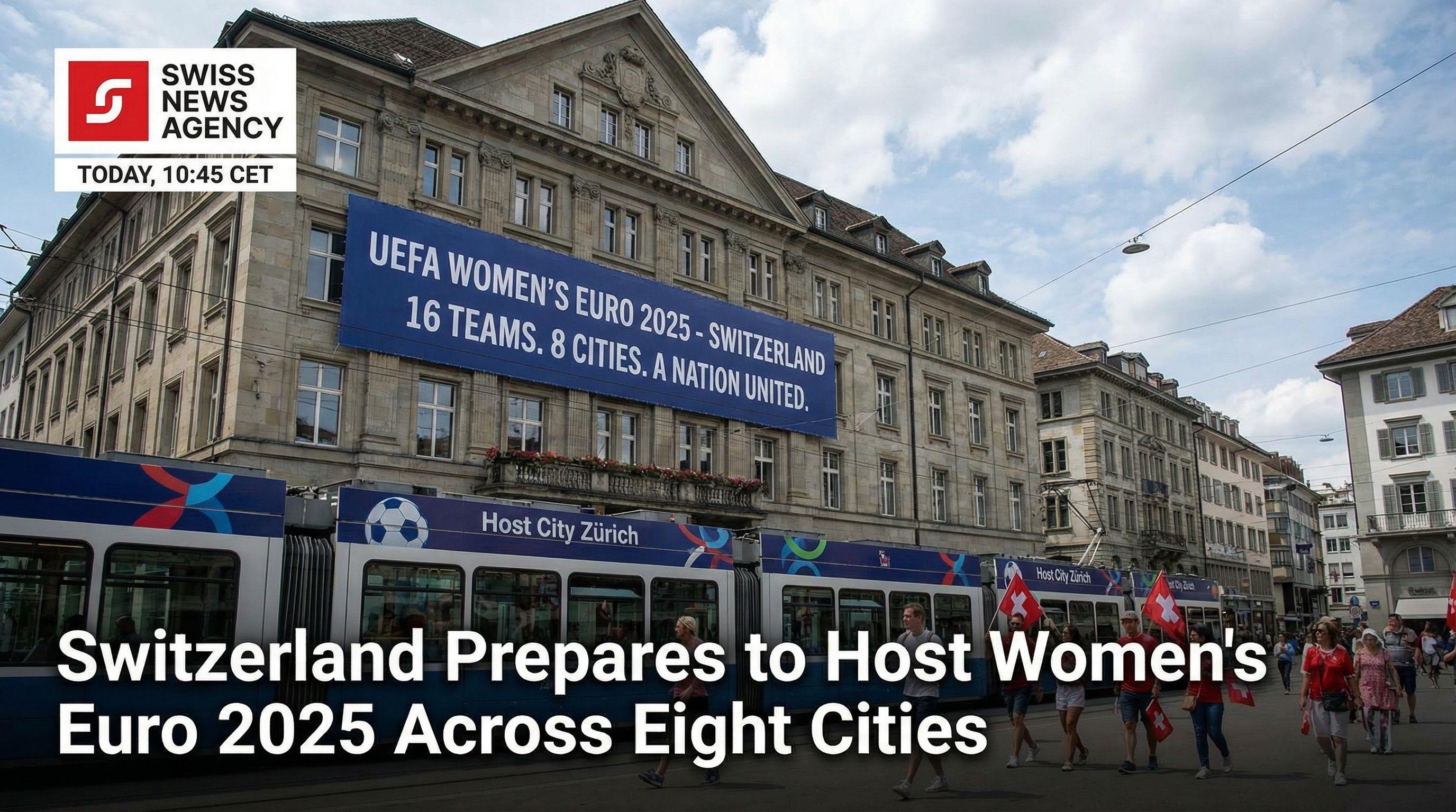 Switzerland Prepares to Host Women's Euro 2025 Across Eight Cities