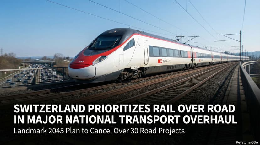 Switzerland Prioritizes Rail Over Road in Major National Transport Overhaul