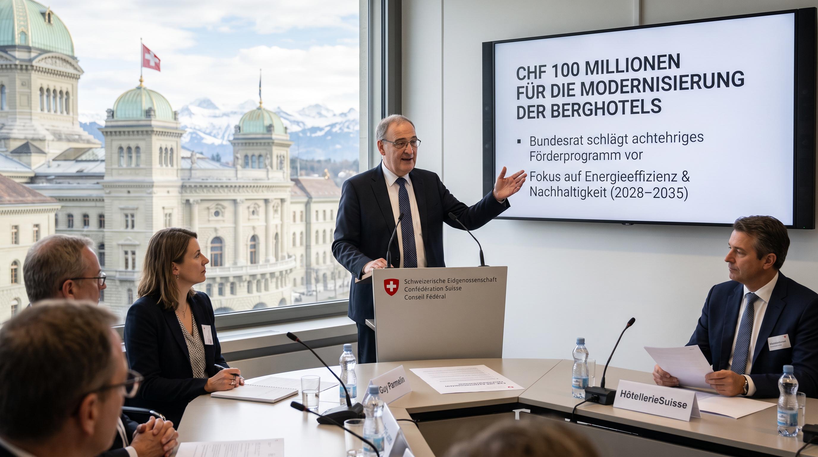 Switzerland proposes CHF100 million programme to modernise mountain hotels