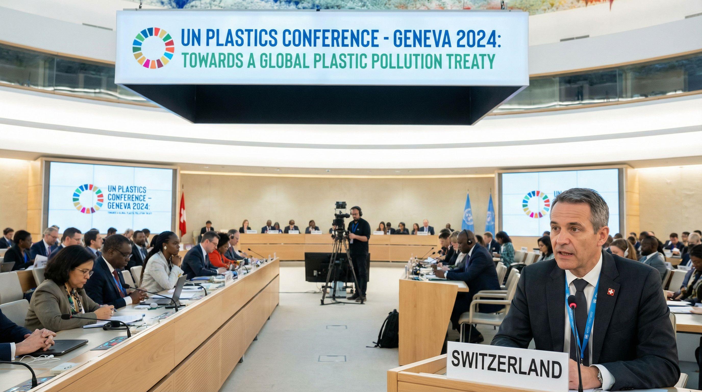 Switzerland pushes for 'historic' global plastic pollution treaty