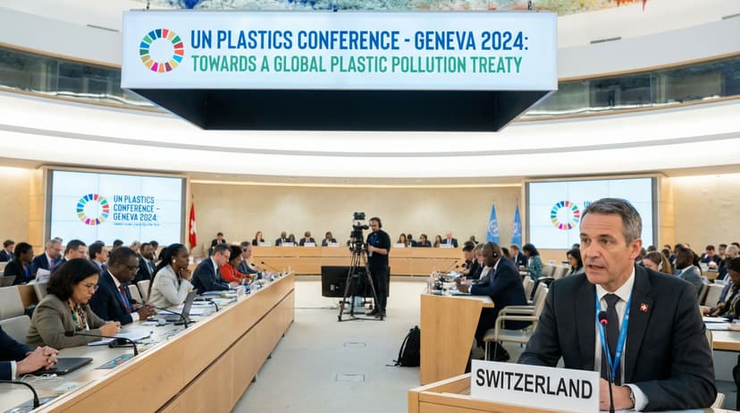 Switzerland pushes for 'historic' global plastic pollution treaty