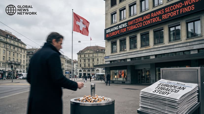 Switzerland Ranks Second-Worst in Europe for Tobacco Control, Report Finds