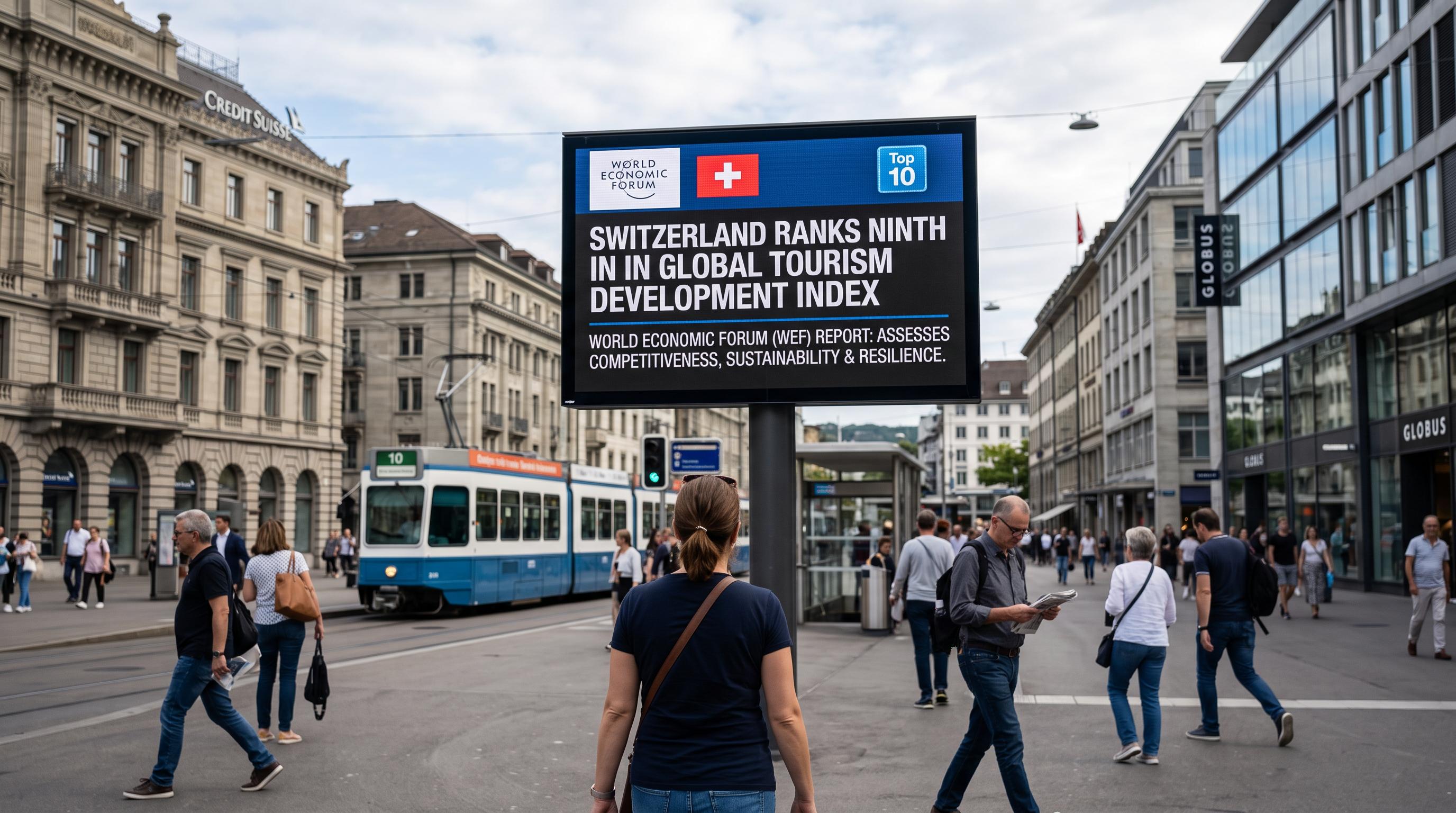 Switzerland ranks ninth in global tourism development index