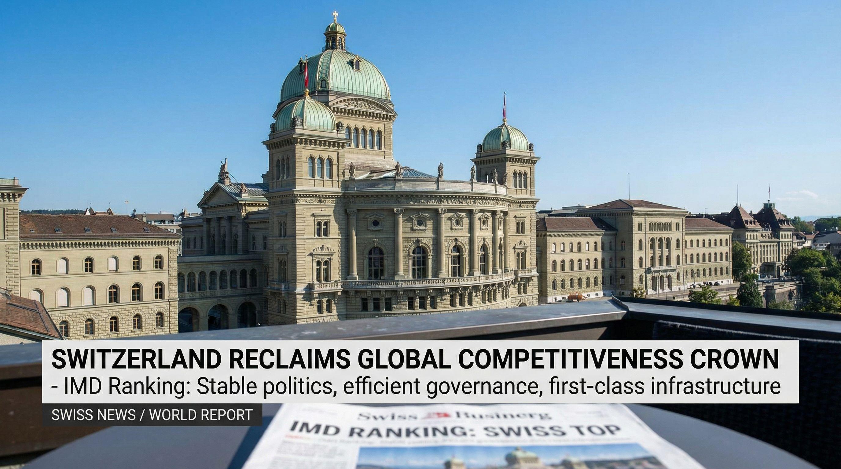 Switzerland Reclaims Global Competitiveness Crown