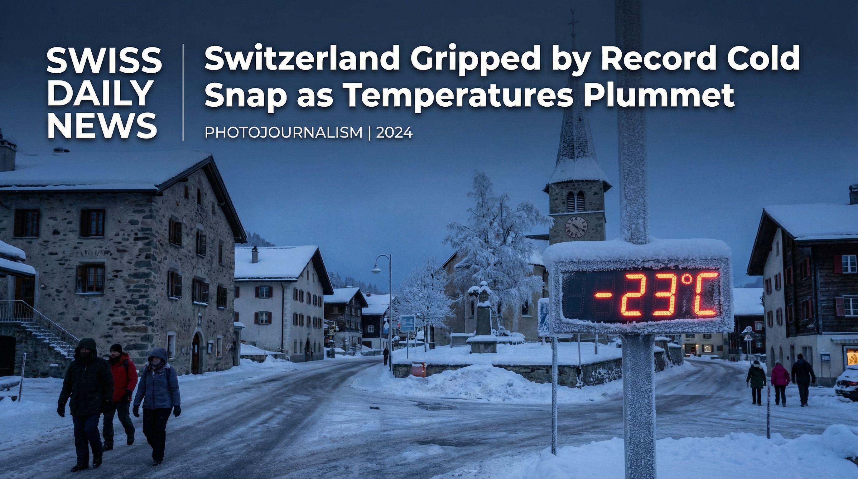 Switzerland Gripped by Record Cold Snap as Temperatures Plummet