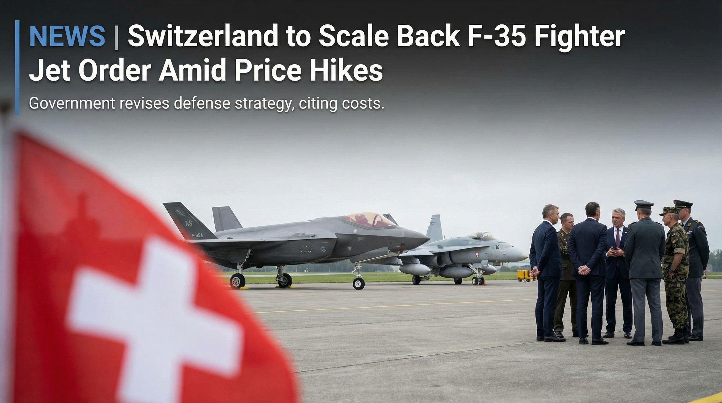 Switzerland to Scale Back F-35 Fighter Jet Order Amid Price Hikes