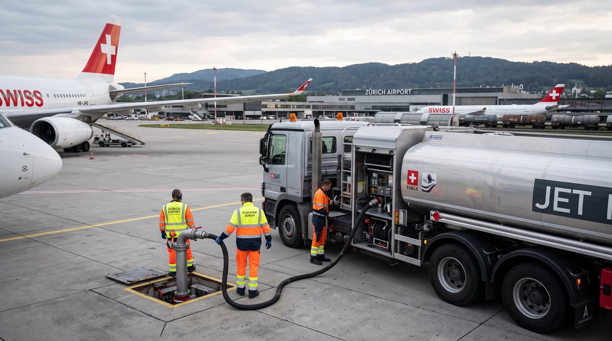Switzerland releases jet-fuel reserves to protect Zurich Airport