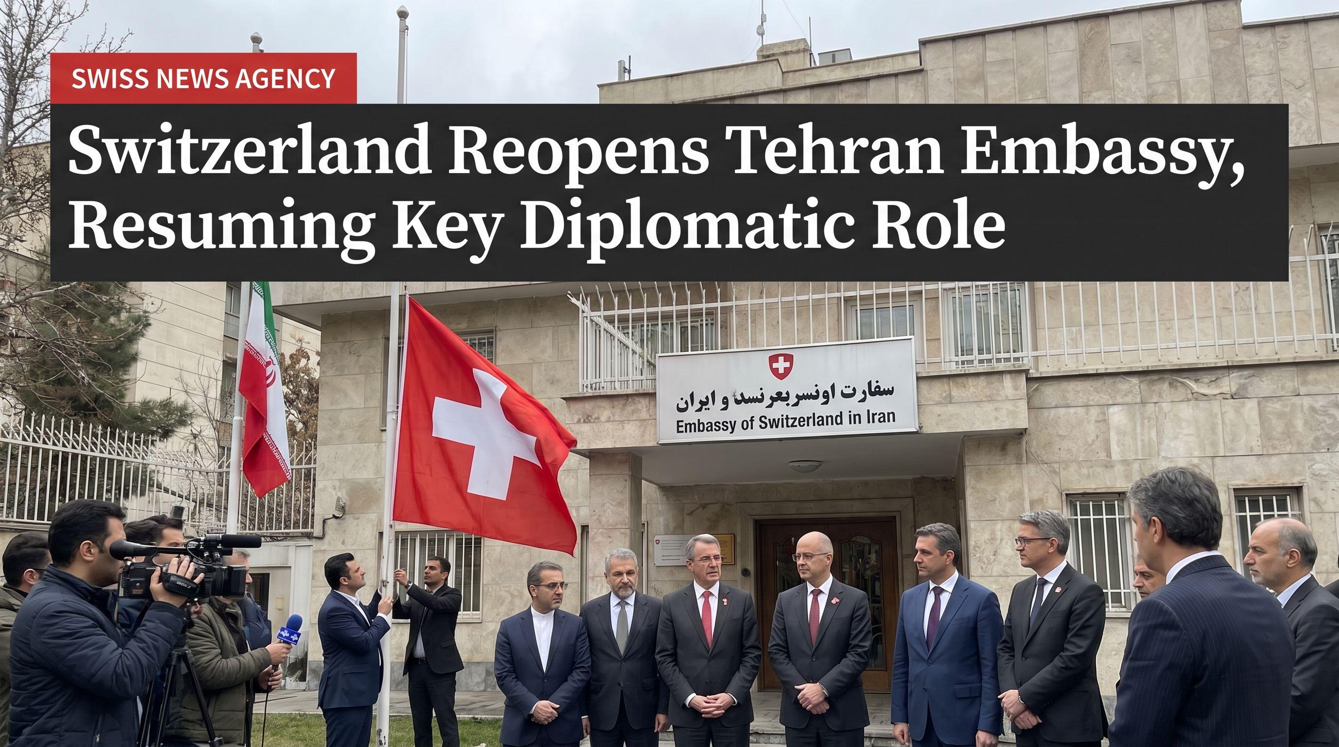 Switzerland Reopens Tehran Embassy, Resuming Key Diplomatic Role