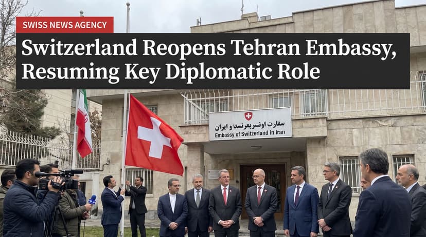 Switzerland Reopens Tehran Embassy, Resuming Key Diplomatic Role