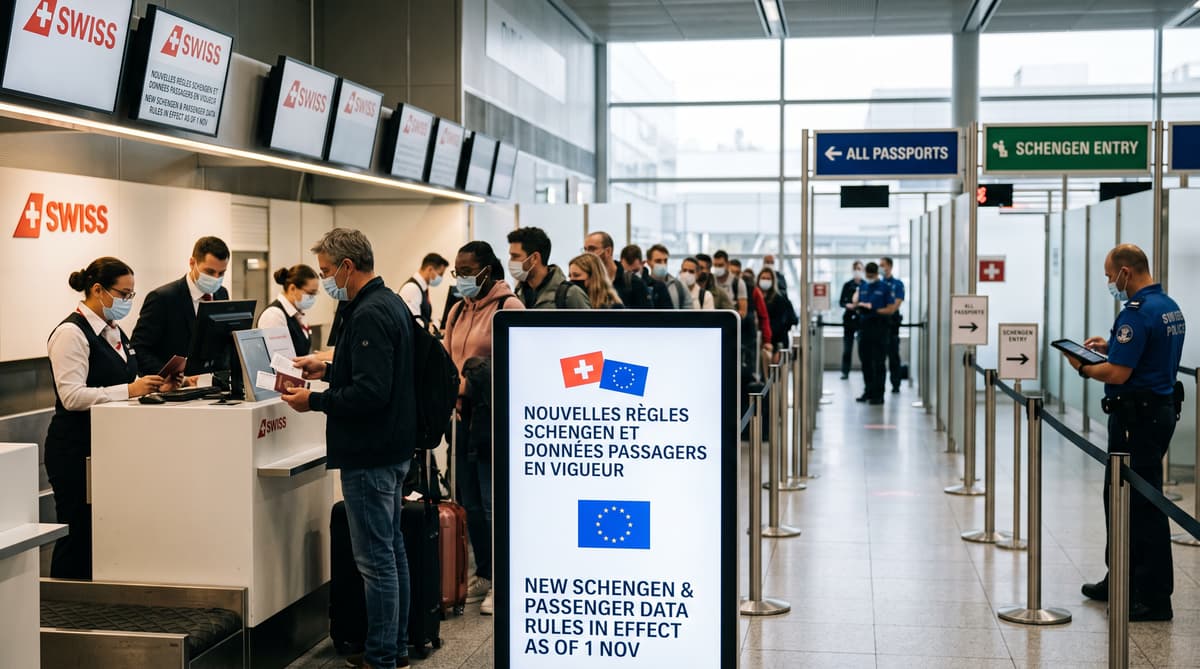 New passenger-data and Schengen rules take effect in Switzerland