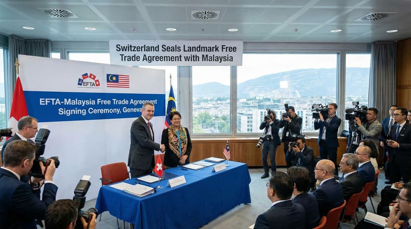 Switzerland Seals Landmark Free Trade Agreement with Malaysia