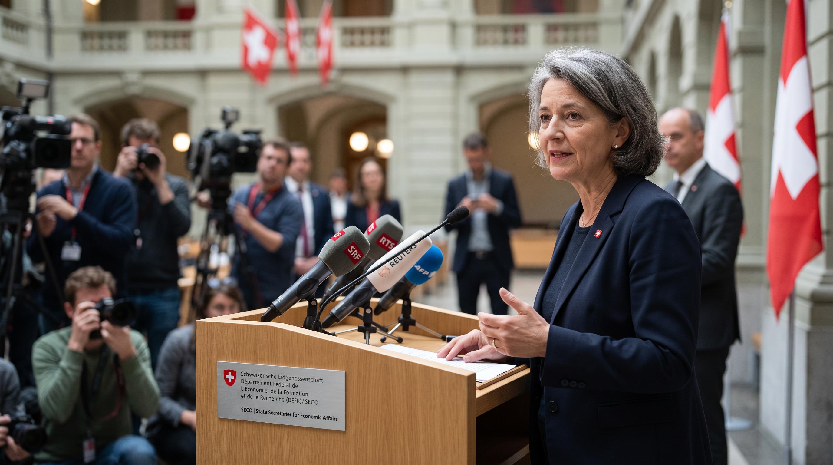 Switzerland’s top economic official to step down