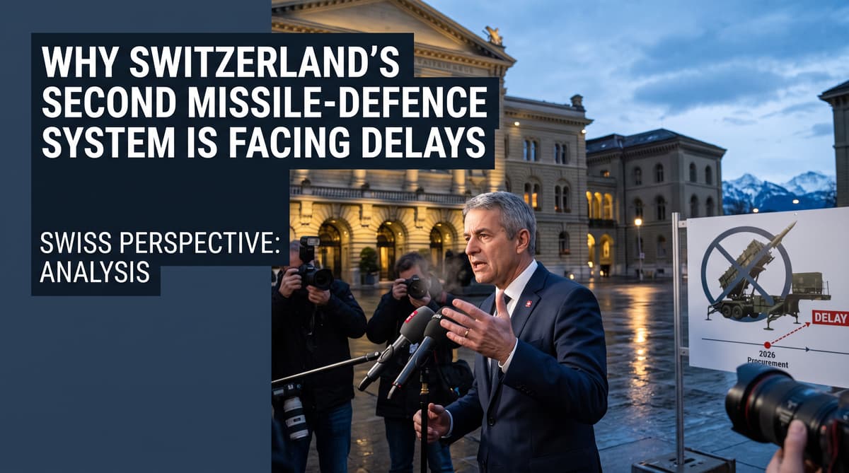 Why Switzerland’s second missile-defence system is facing delays