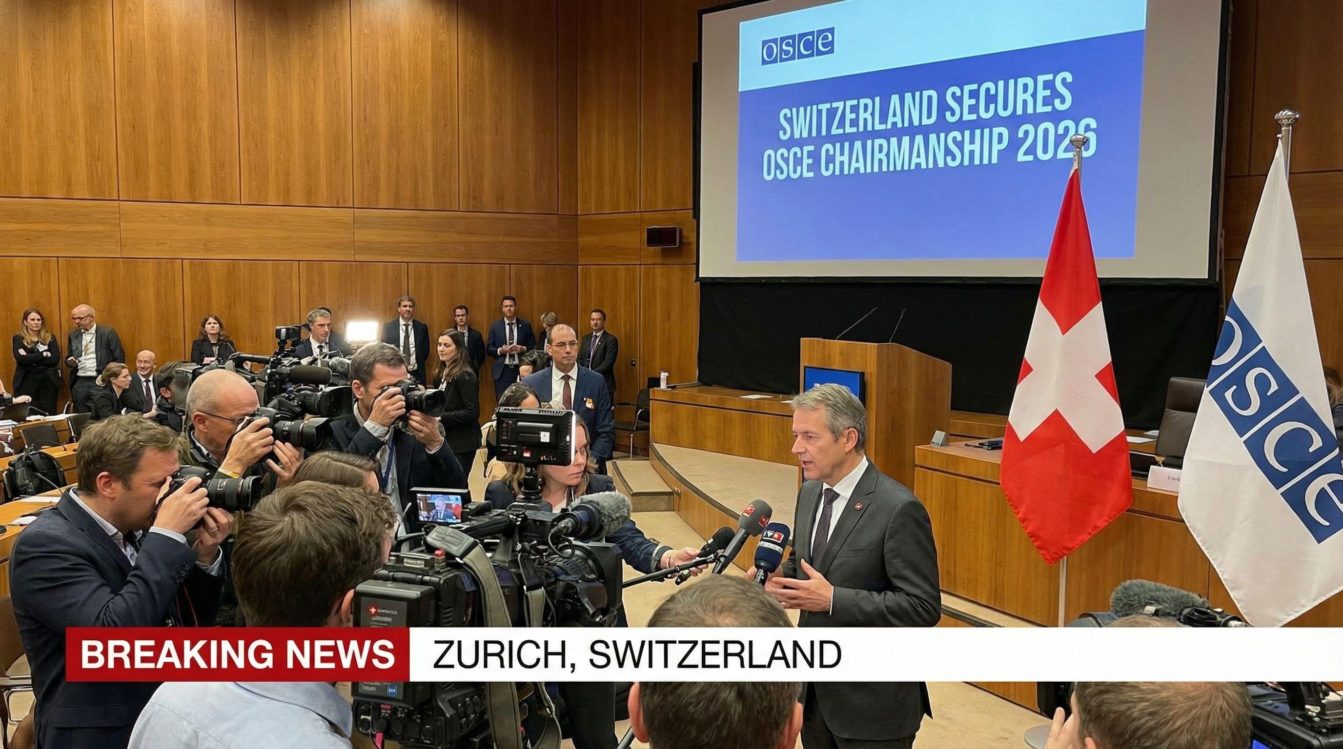 Switzerland Secures OSCE Chairmanship for 2026