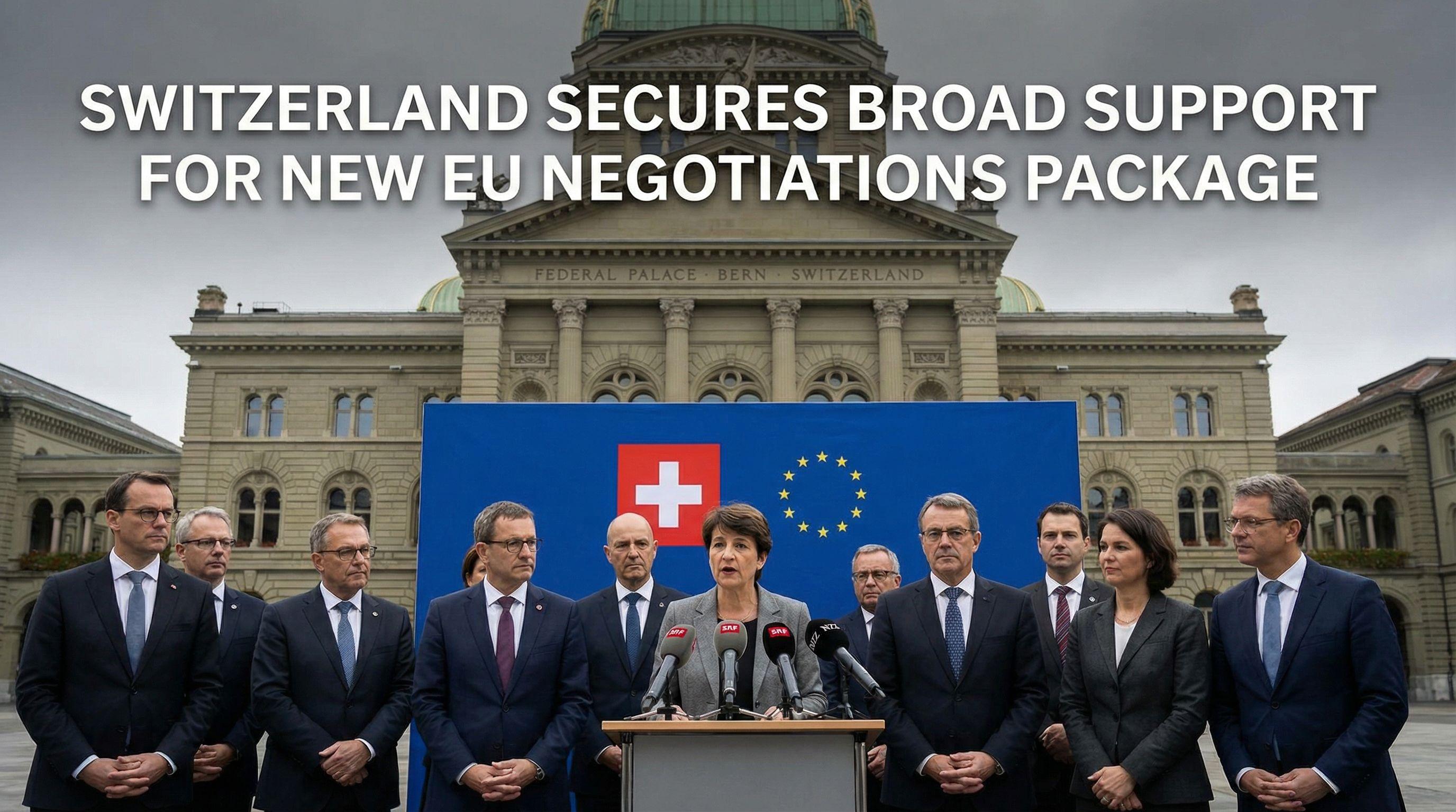 Switzerland Secures Broad Support for New EU Negotiations Package
