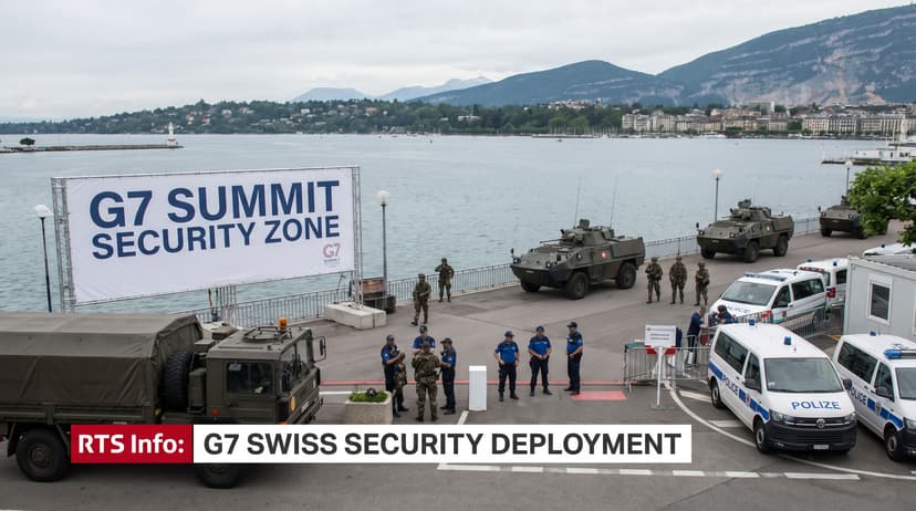 Switzerland Deploys Major Security Force for G7 Summit on Lake Geneva