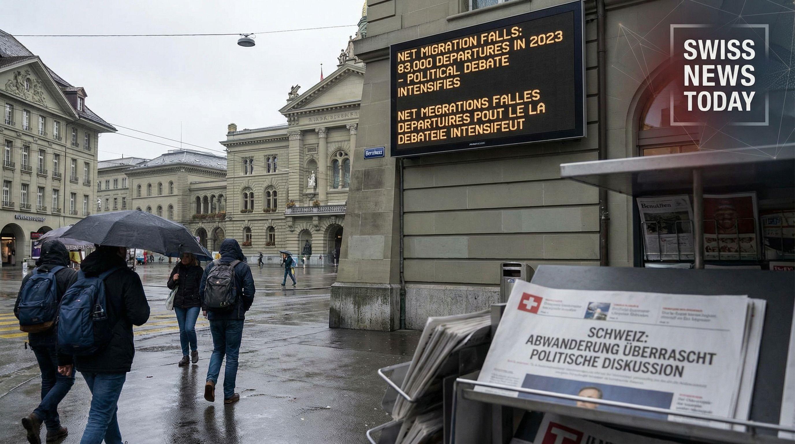 Switzerland Sees Unexpected Drop in Net Migration Amid Heated Debate