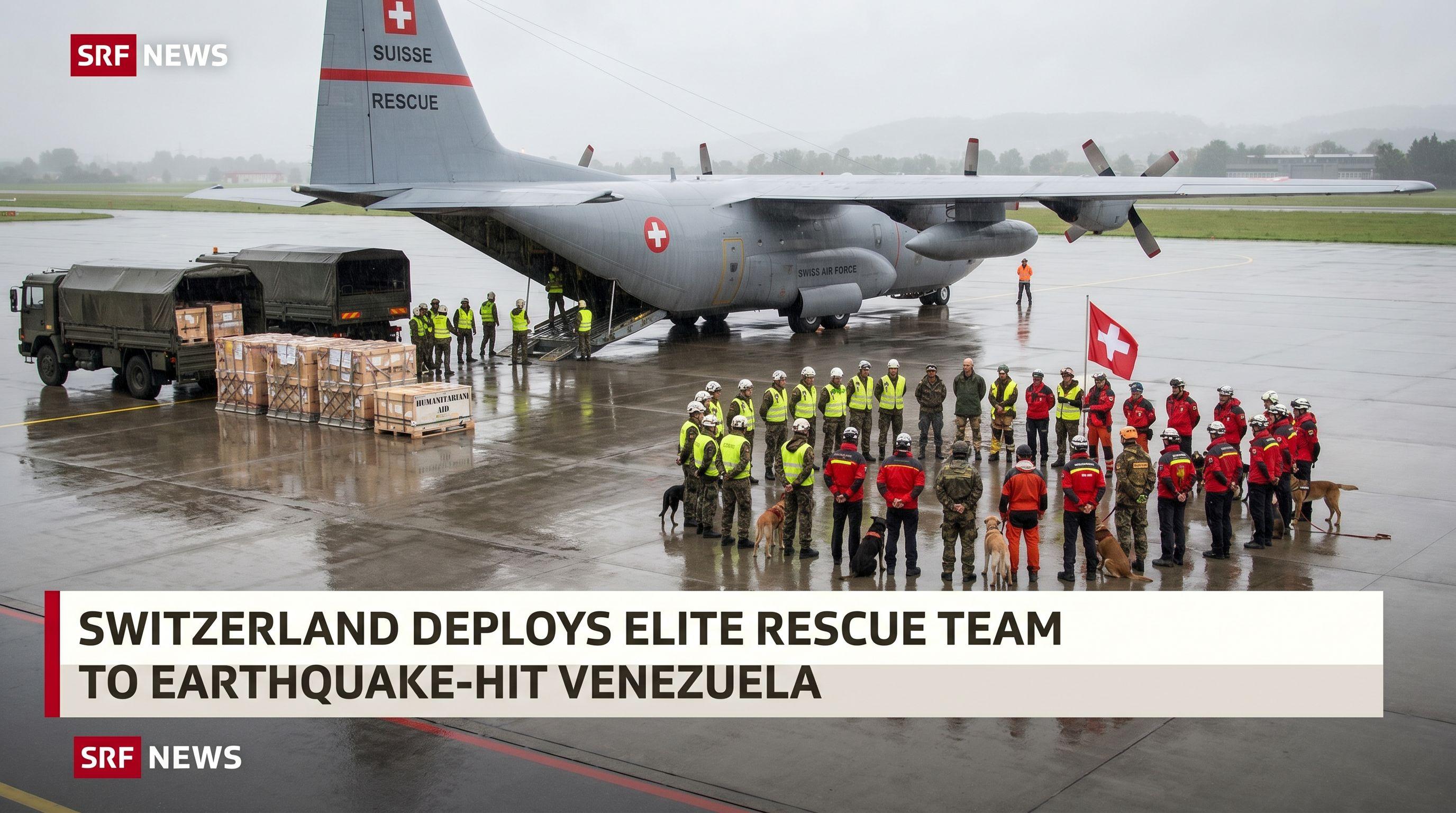 Switzerland Deploys Elite Rescue Team to Earthquake-Hit Venezuela