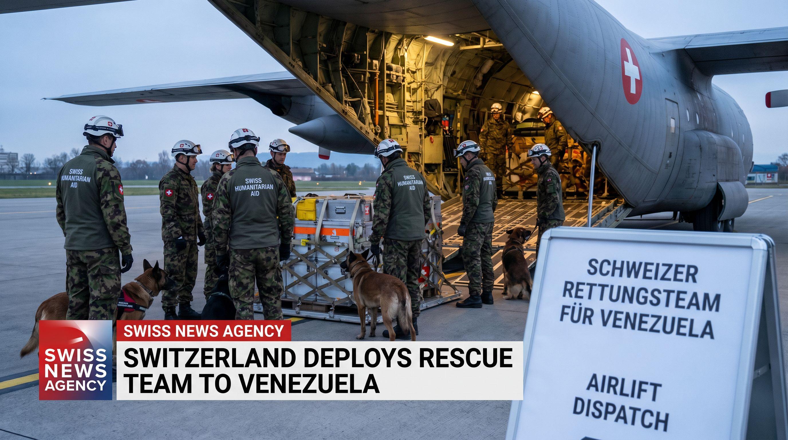 Switzerland Deploys Rescue Team to Venezuela Following Devastating Earthquakes