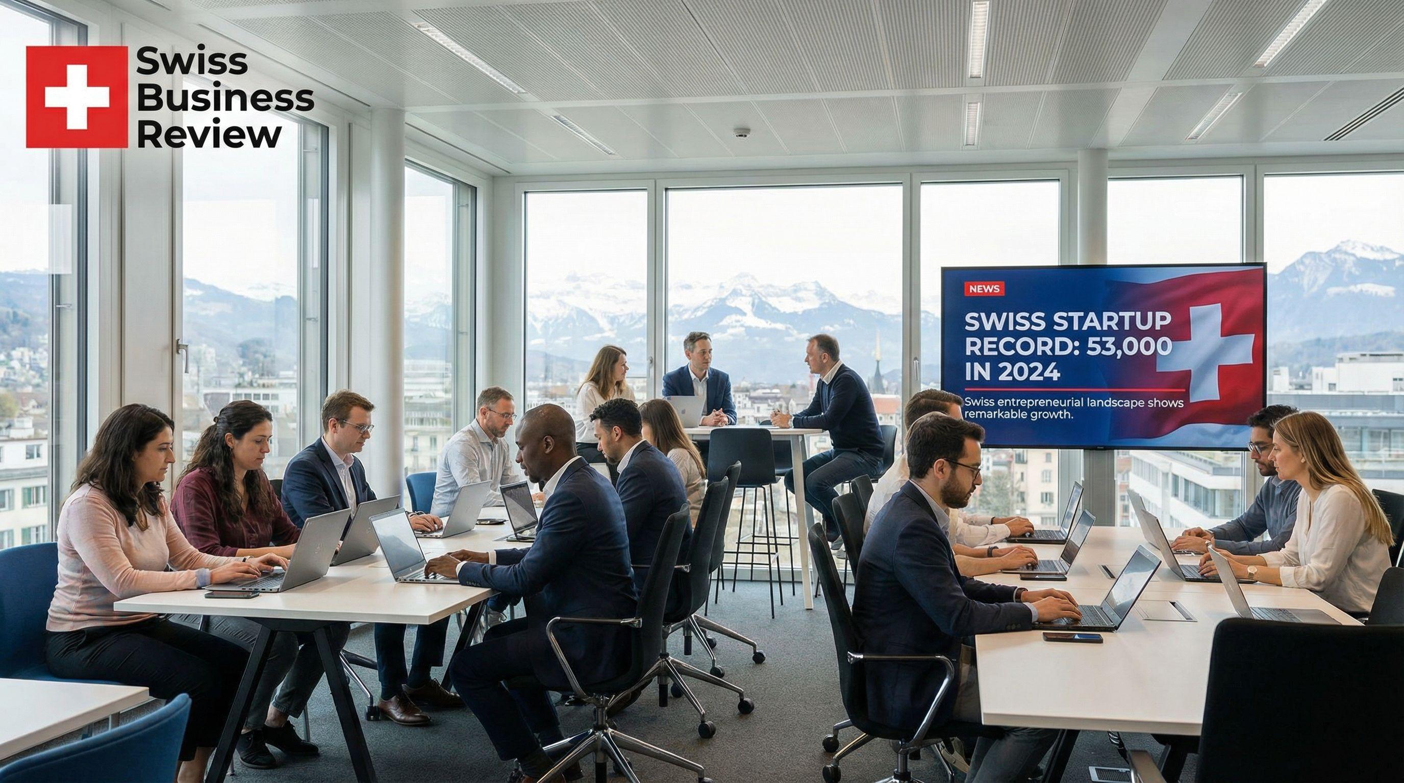 Switzerland Sets Record with 53,000 New Startups in 2024