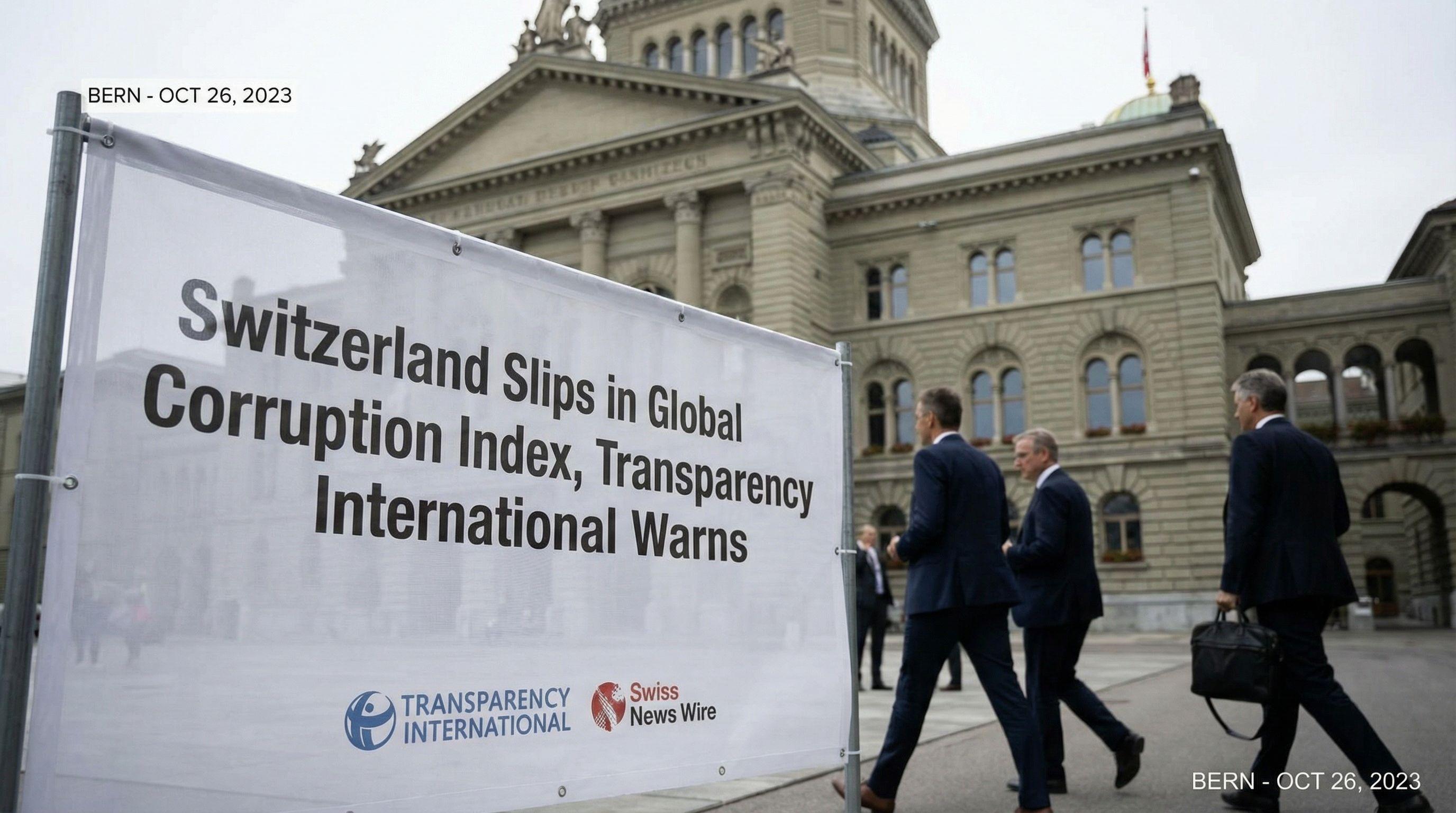 Switzerland Slips in Global Corruption Index, Transparency International Warns