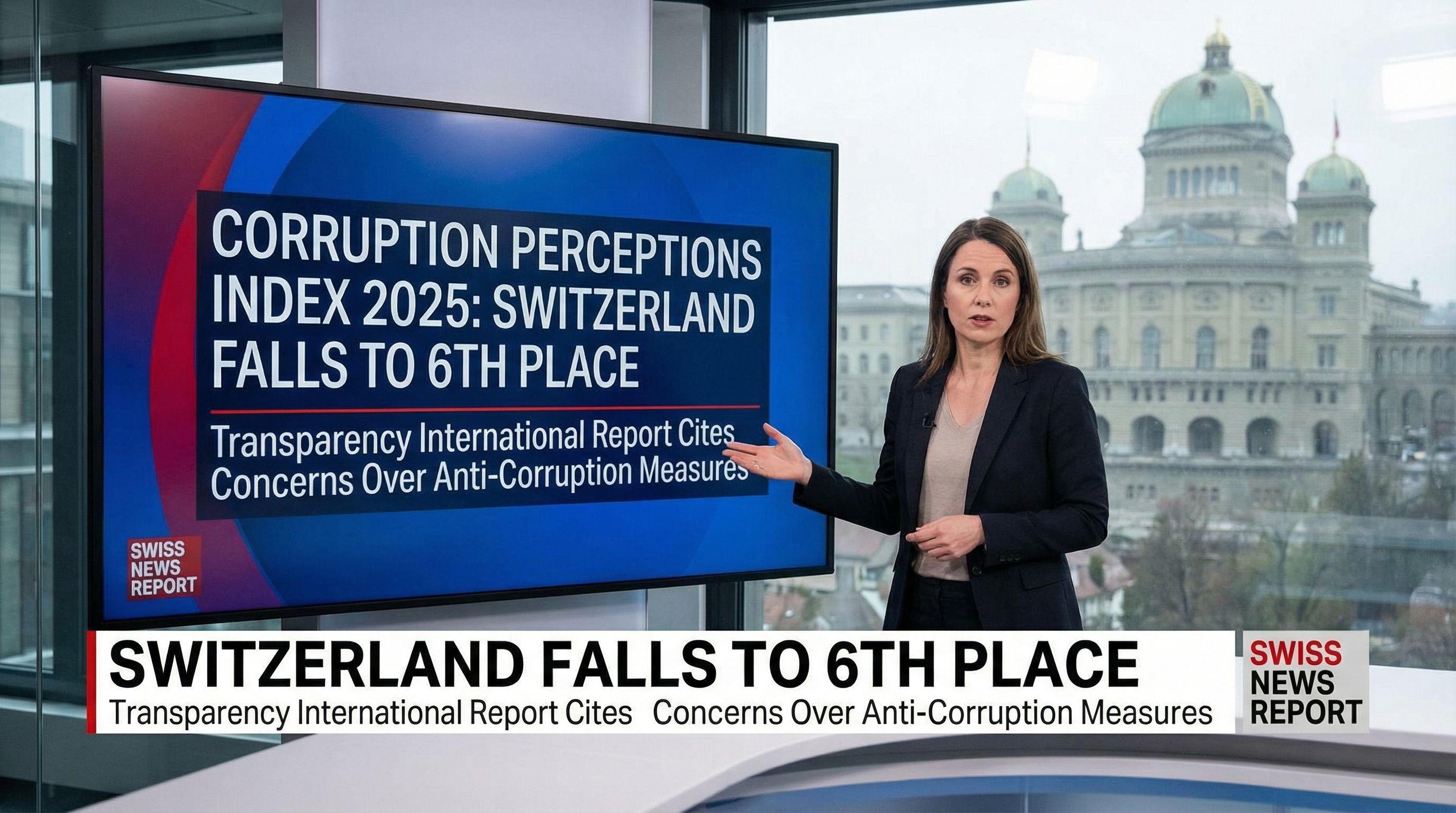Switzerland Slips in Global Corruption Index Amid Criticism of Inadequate Measures