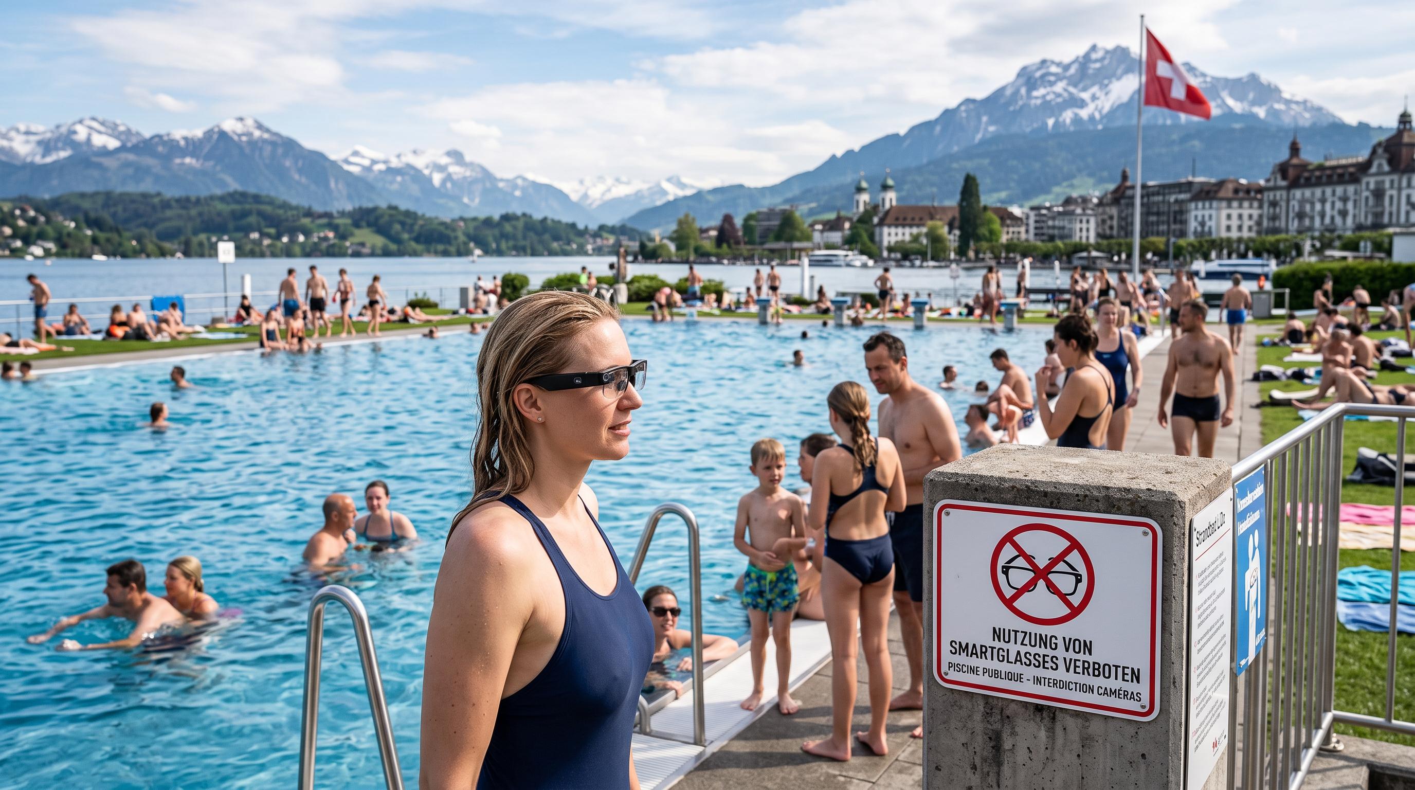 Swiss cities debate bans on smart glasses at public pools