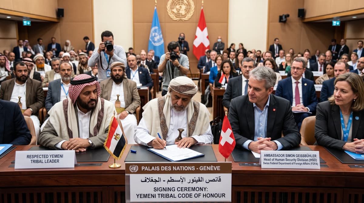 Yemeni tribal leaders launch civilian-protection code with Swiss support