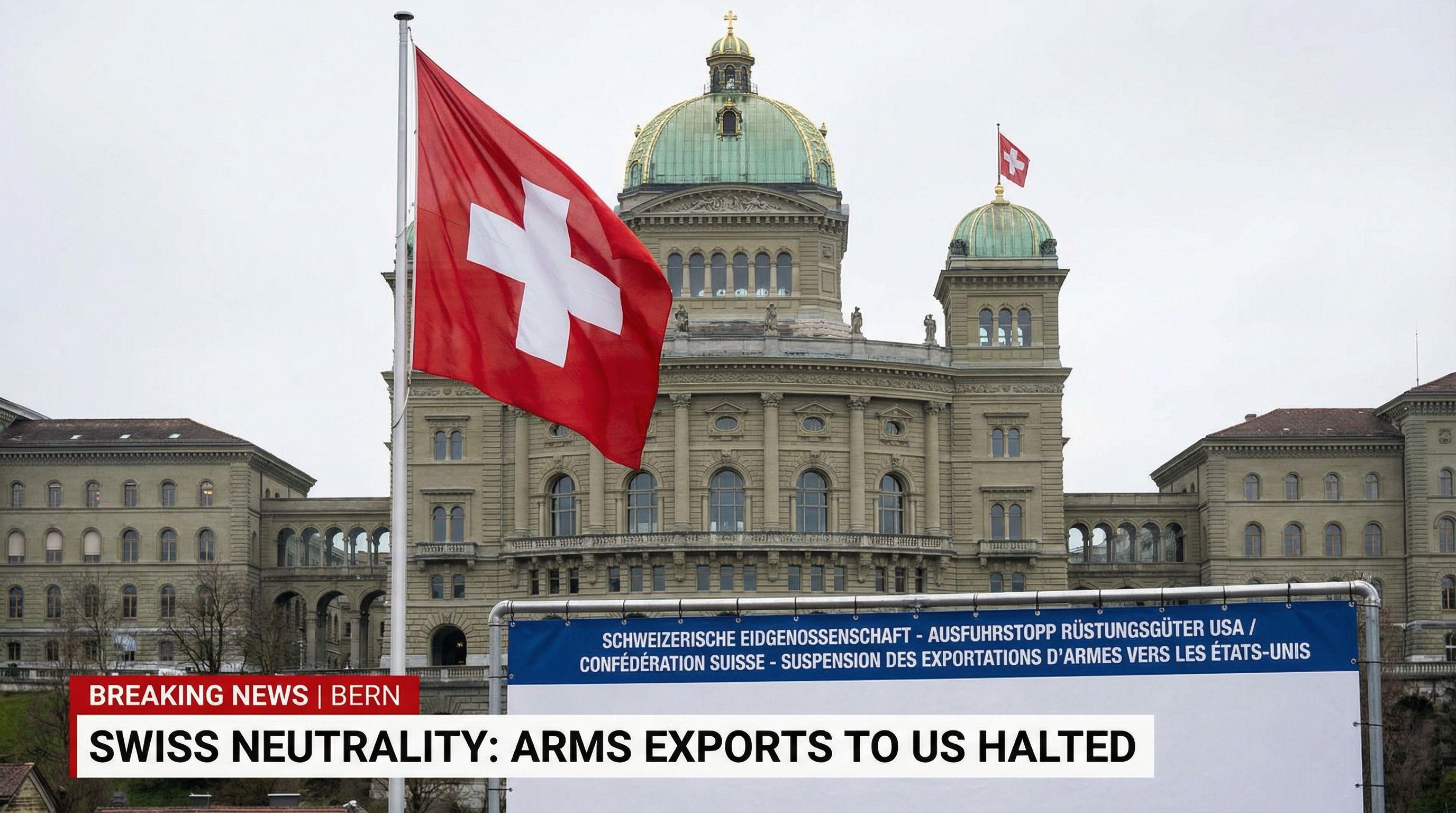 Citing Neutrality, Switzerland Suspends Arms Exports to the United States
