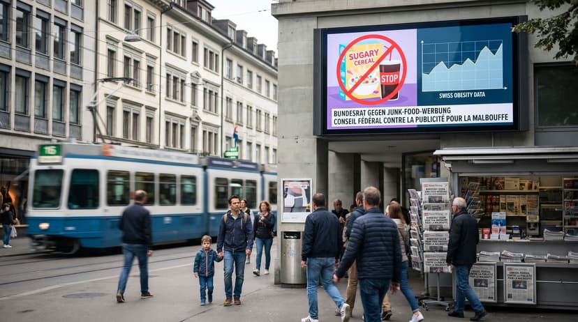 Switzerland Targets Junk Food Ads as New Data Shows Uneven Progress on Childhood Obesity