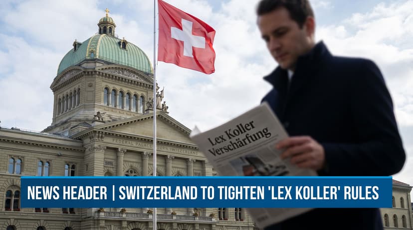 Switzerland to Tighten 'Lex Koller' Rules for Foreign Home Buyers