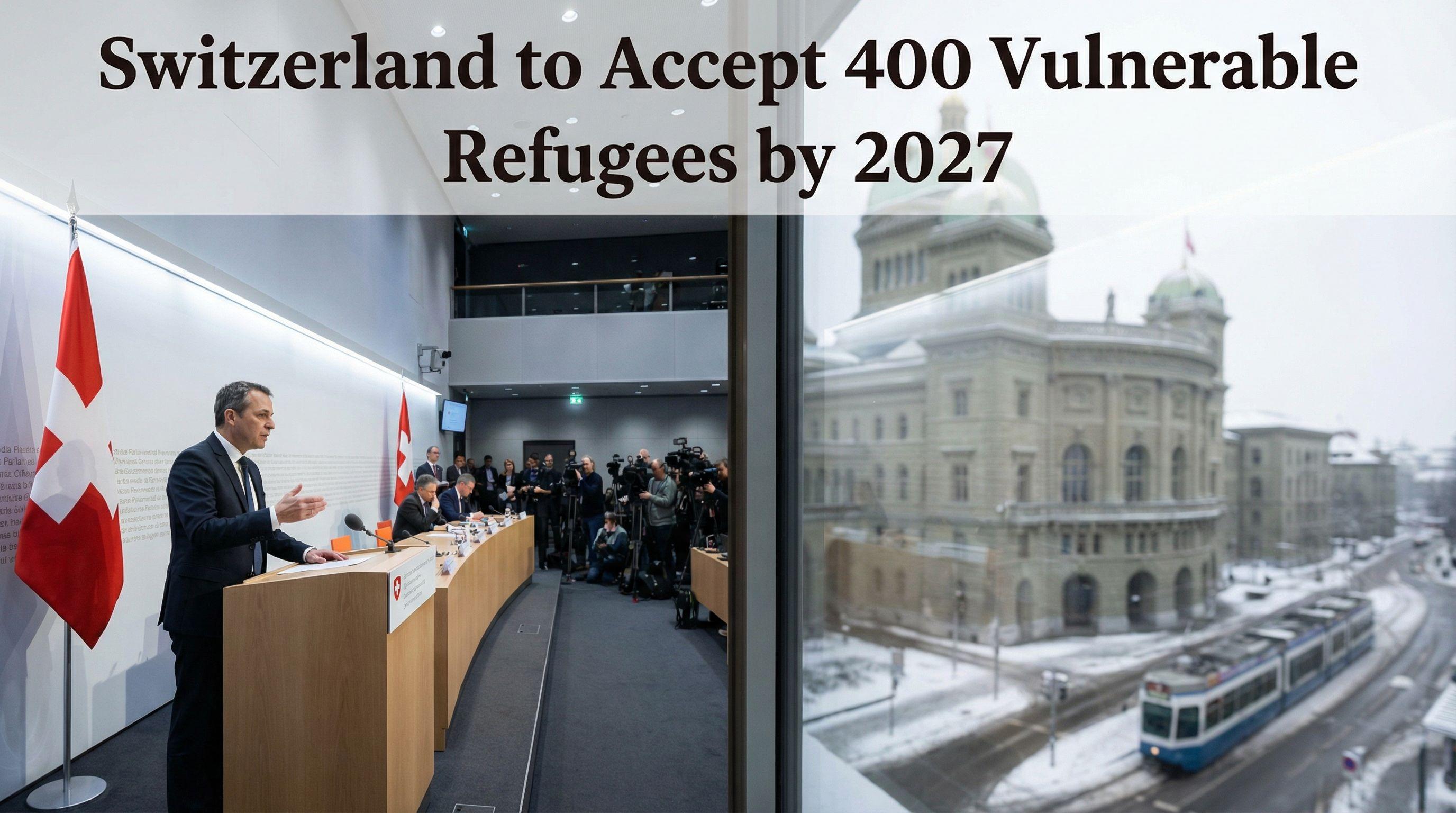 Switzerland to Accept 400 Vulnerable Refugees by 2027