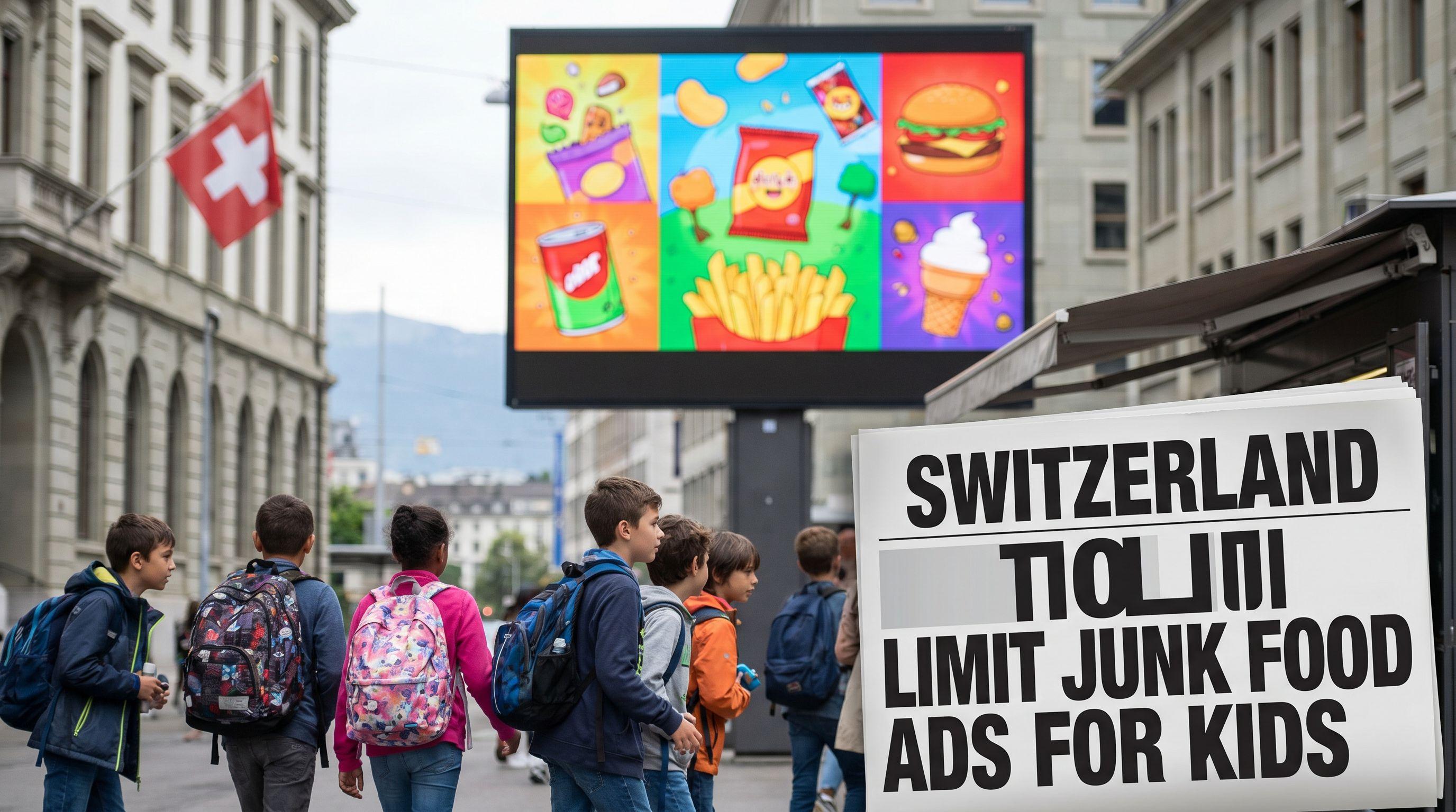 Switzerland Moves to Ban Junk Food Ads Aimed at Children