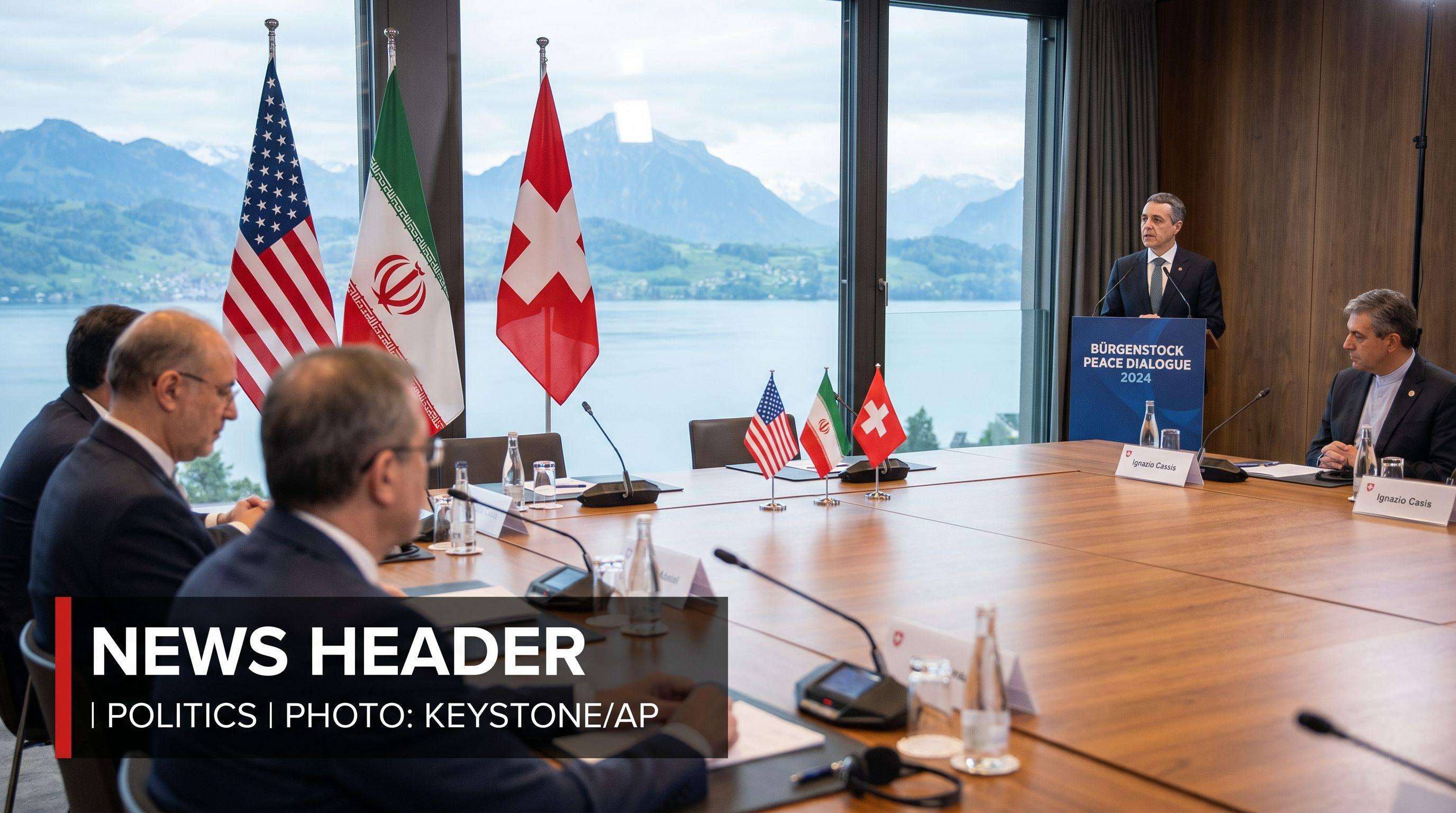Switzerland to Host US-Iran Peace Talks at Bürgenstock Resort