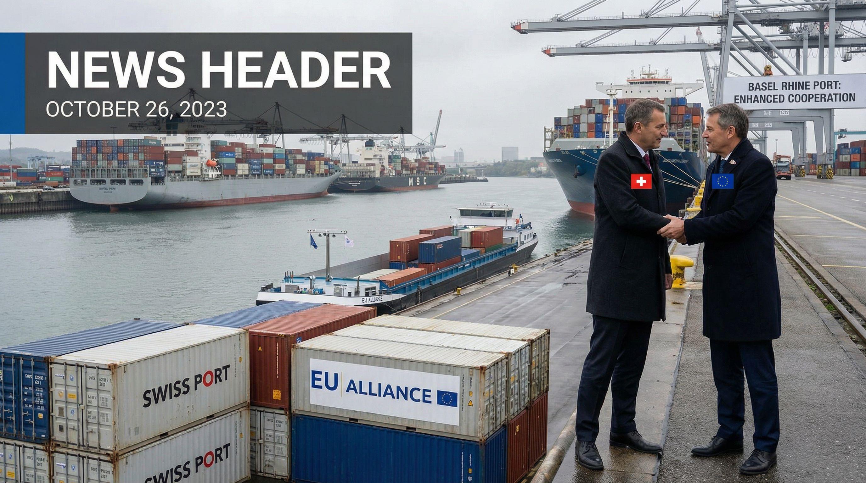 Switzerland Seeks to Join EU Port Alliance to Combat Organized Crime
