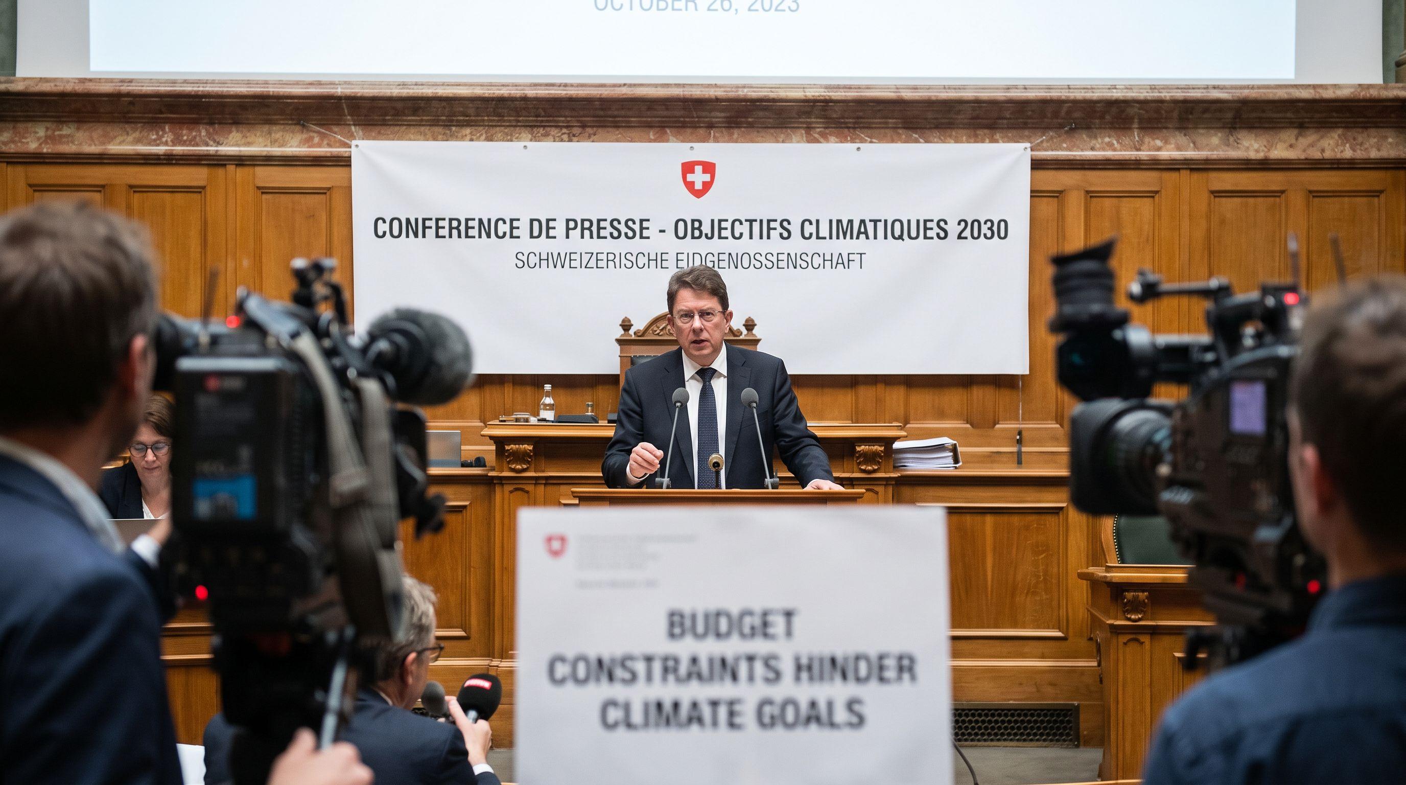Switzerland Unlikely to Meet 2030 Climate Goals, Cites Budget Constraints