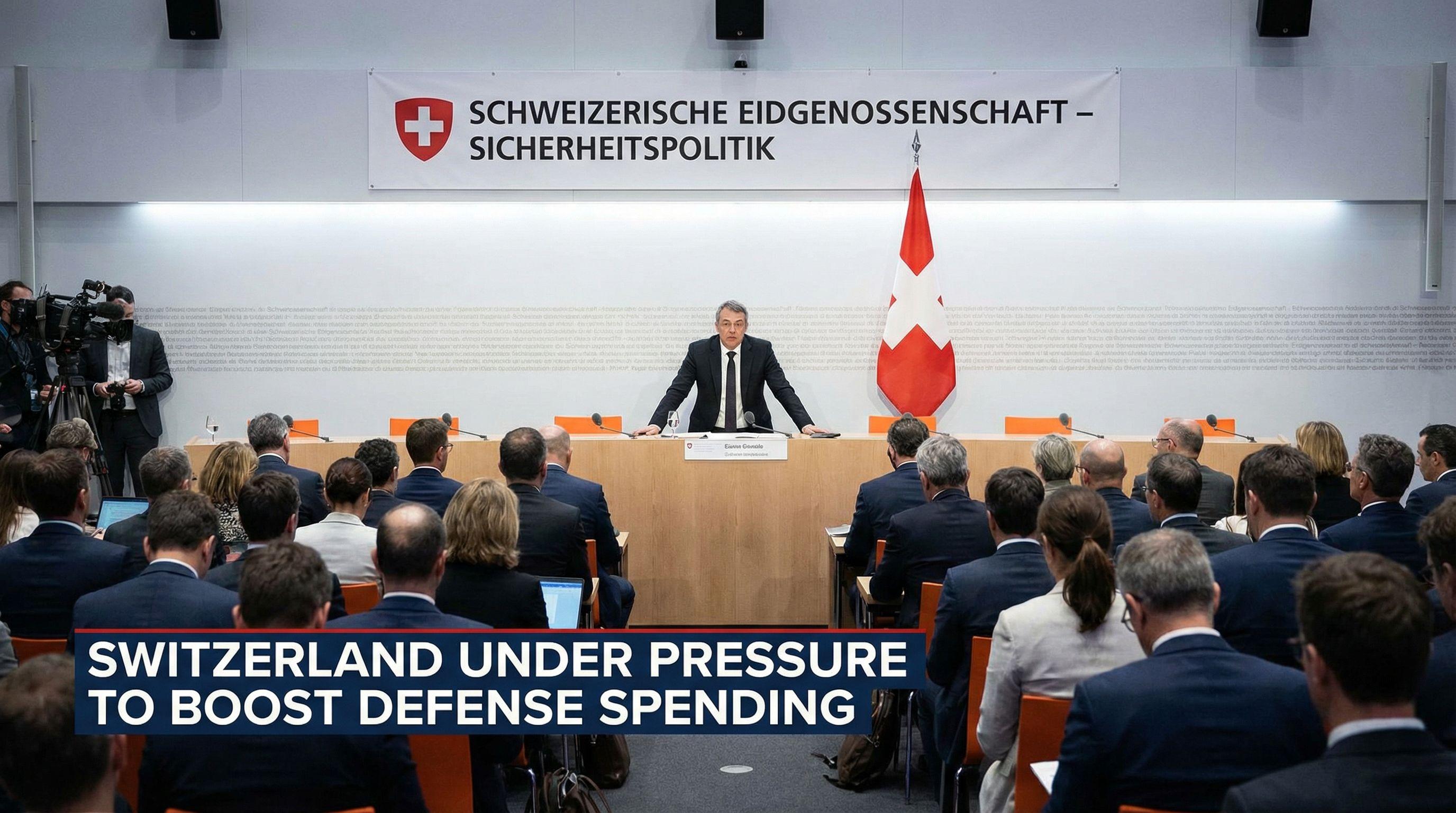 Switzerland Under Pressure to Boost Defense Spending
