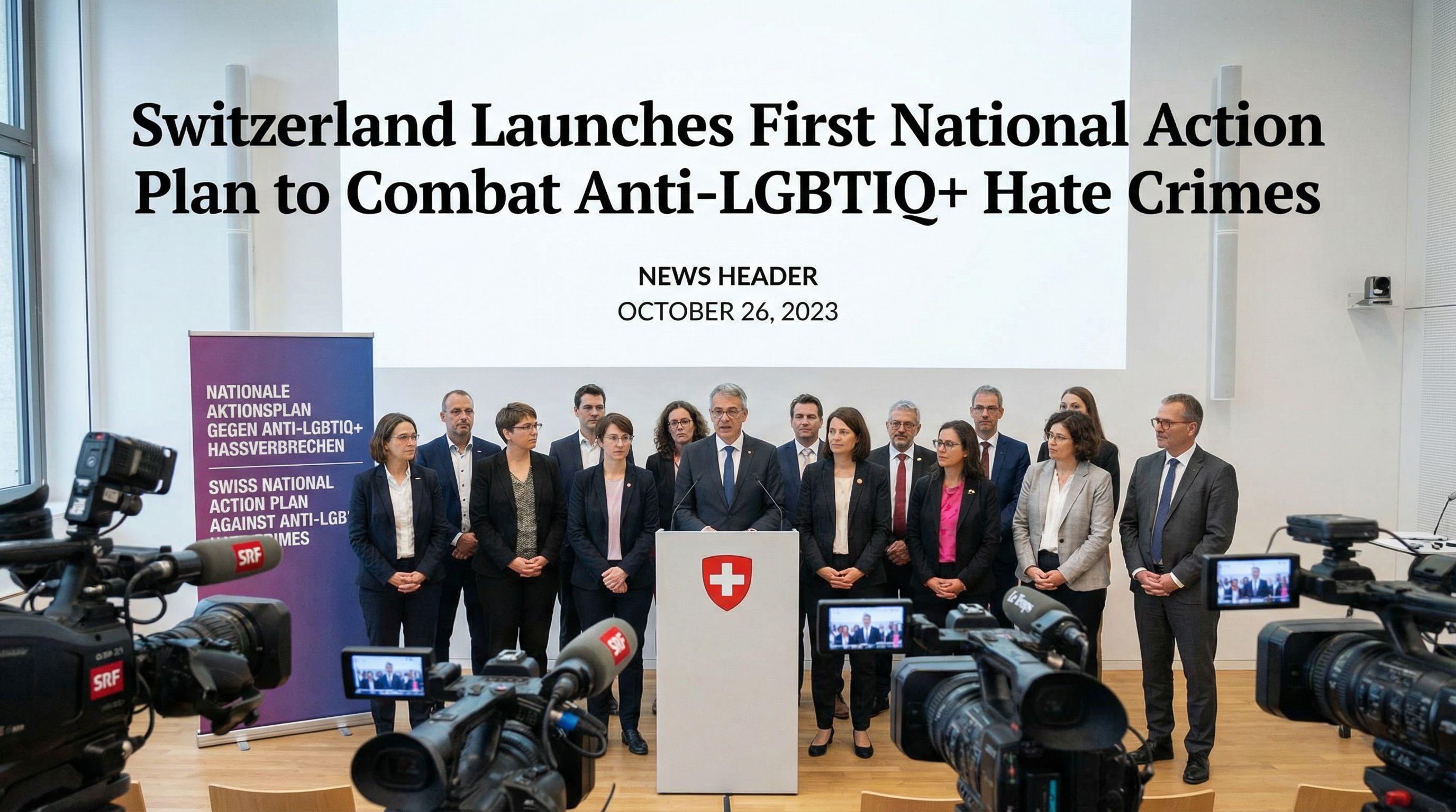Switzerland Launches First National Action Plan to Combat Anti-LGBTIQ+ Hate Crimes
