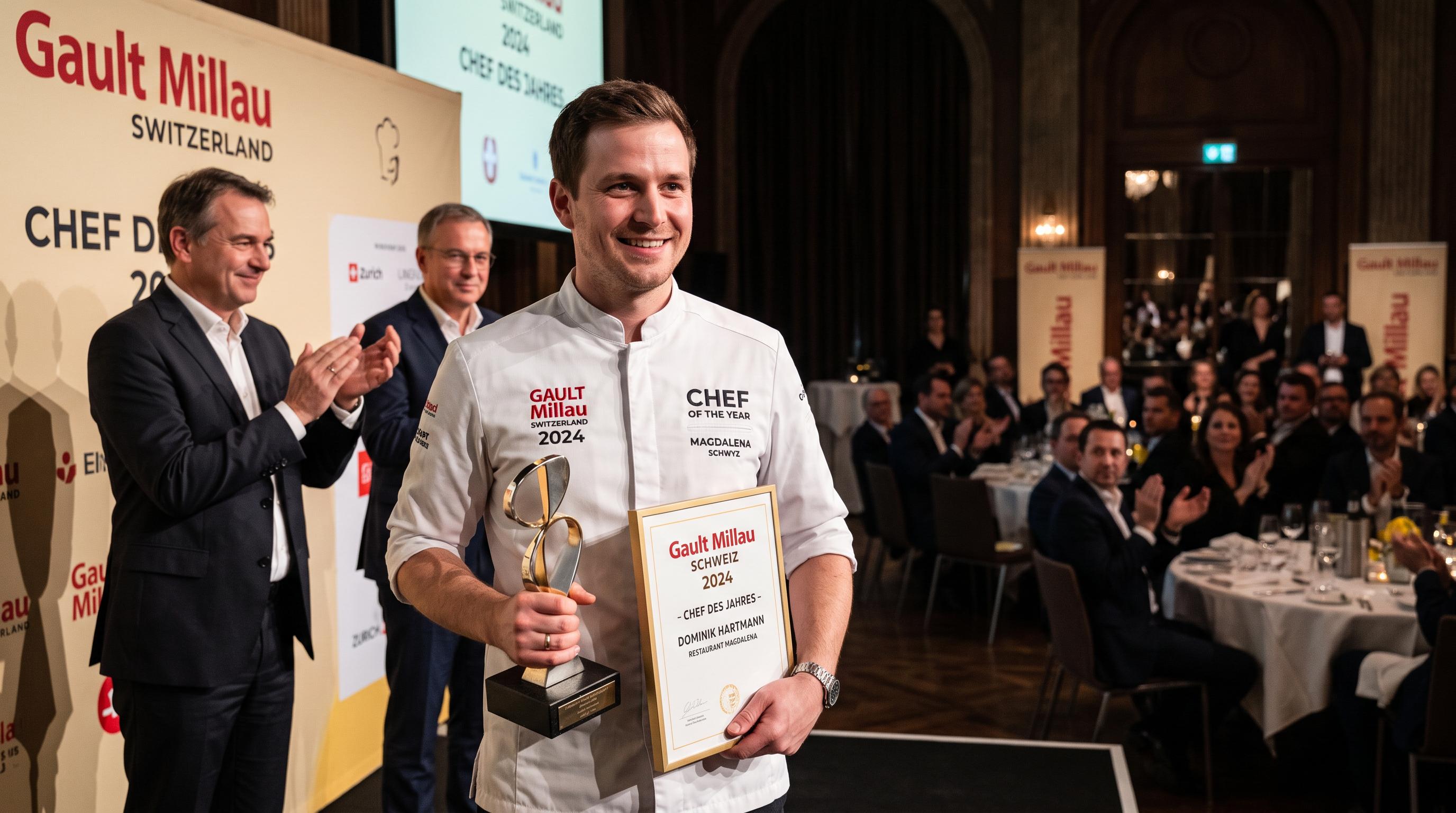 Vegetarian chef makes Swiss culinary history with Gault Millau award