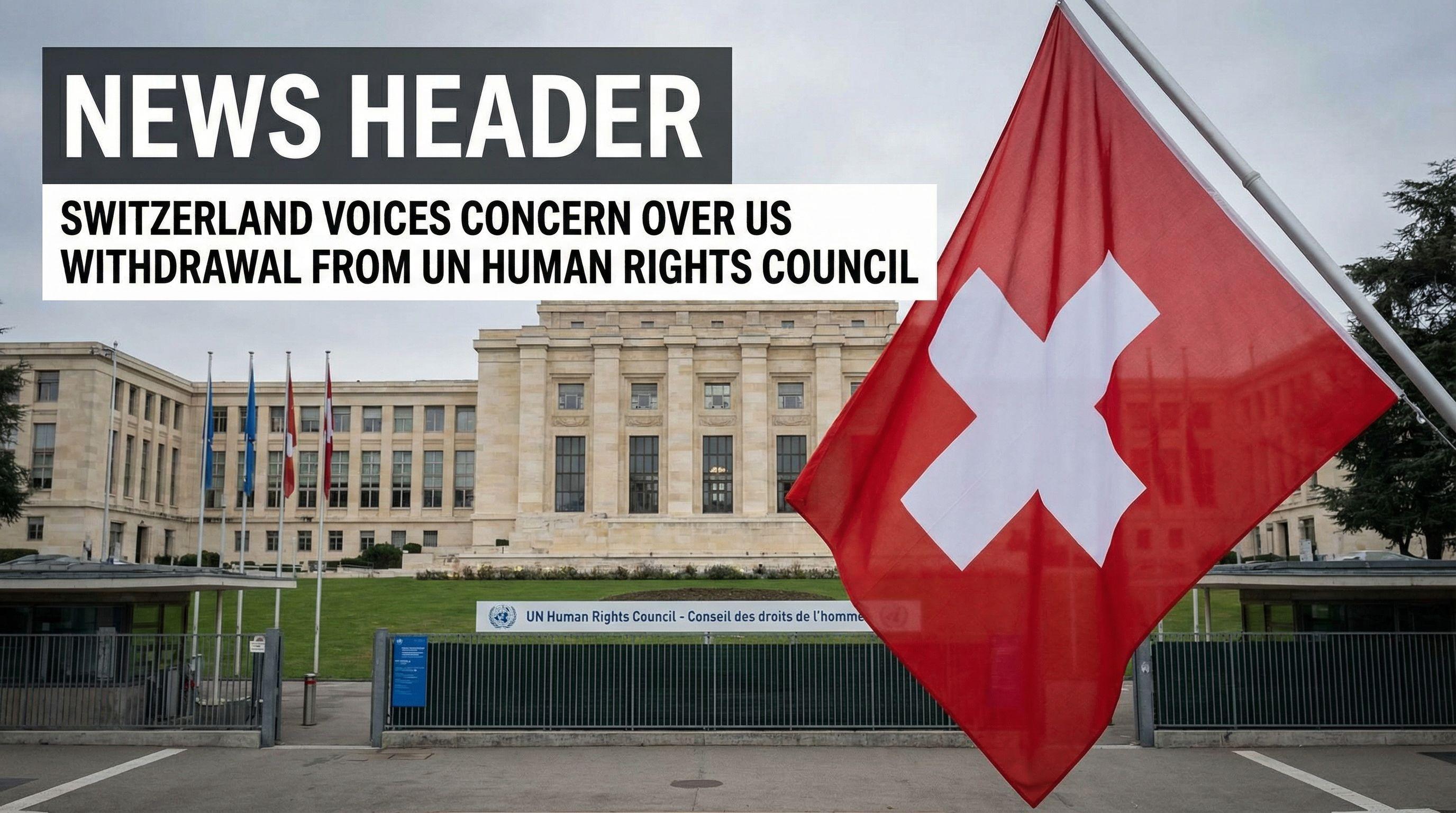 Switzerland Voices Concern Over US Withdrawal from UN Human Rights Council